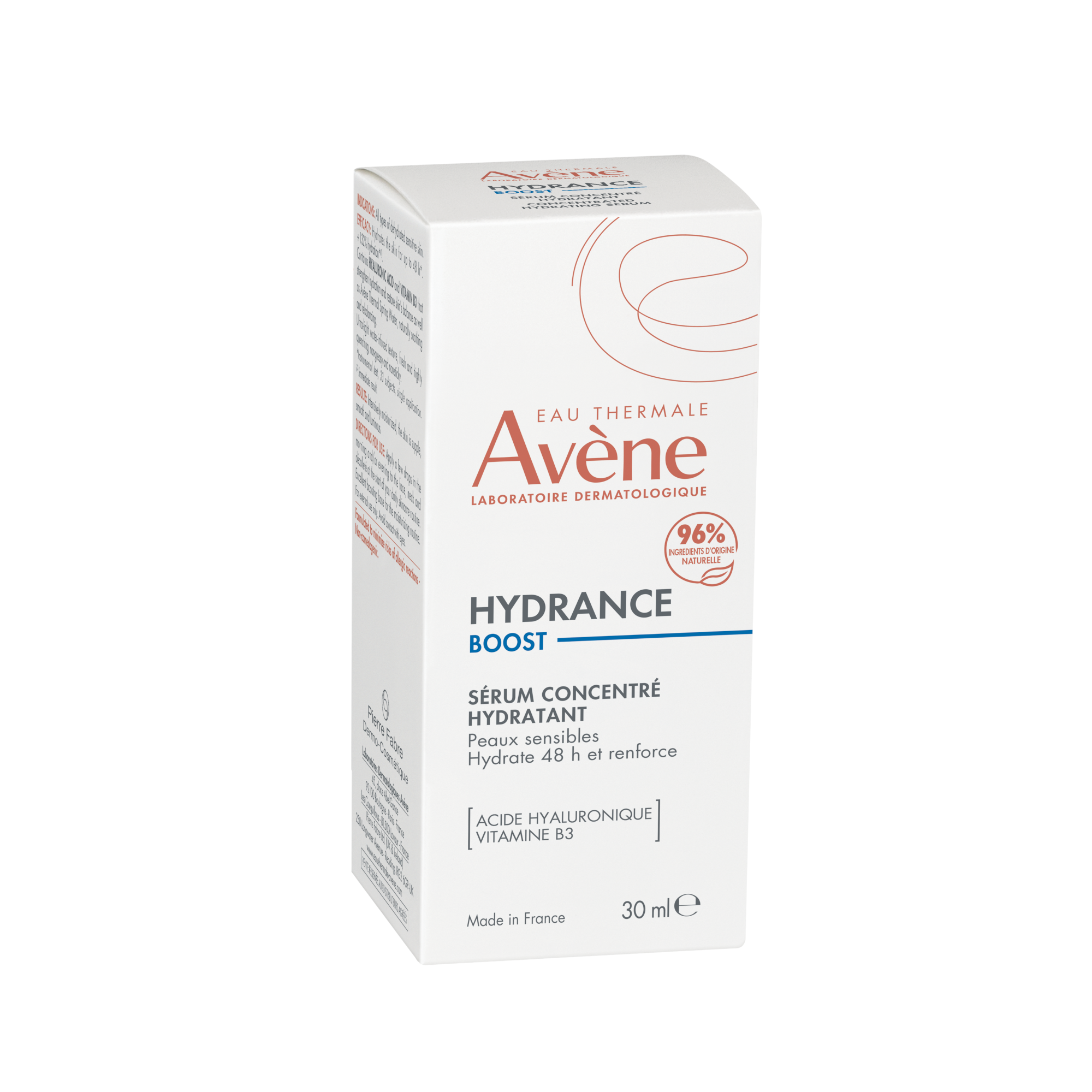 AVENE drėkinamasis veido serumas HYDRANCE BOOST 30 ml