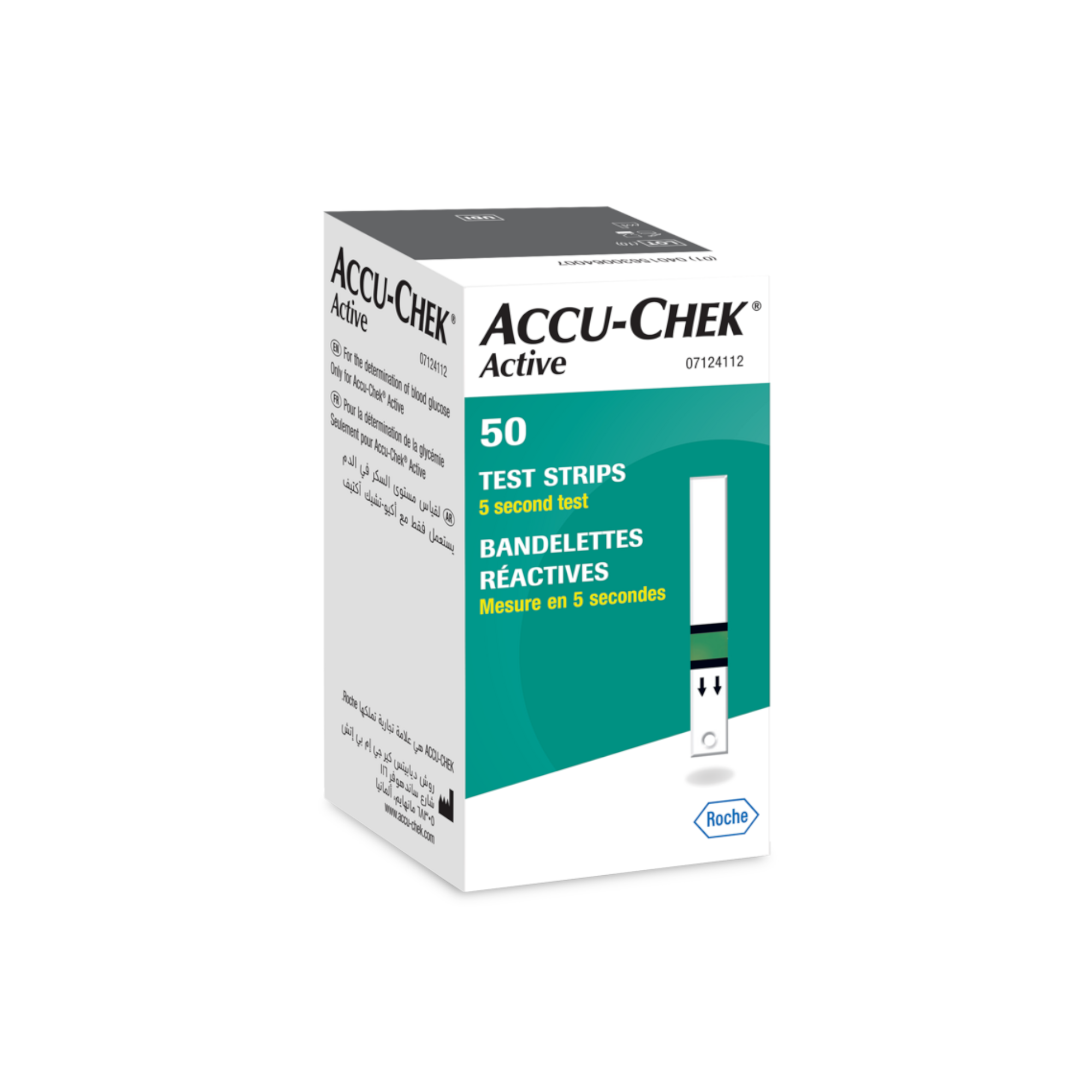 ACCU-CHEK diagnostinės juostelės ACTIVE N50
