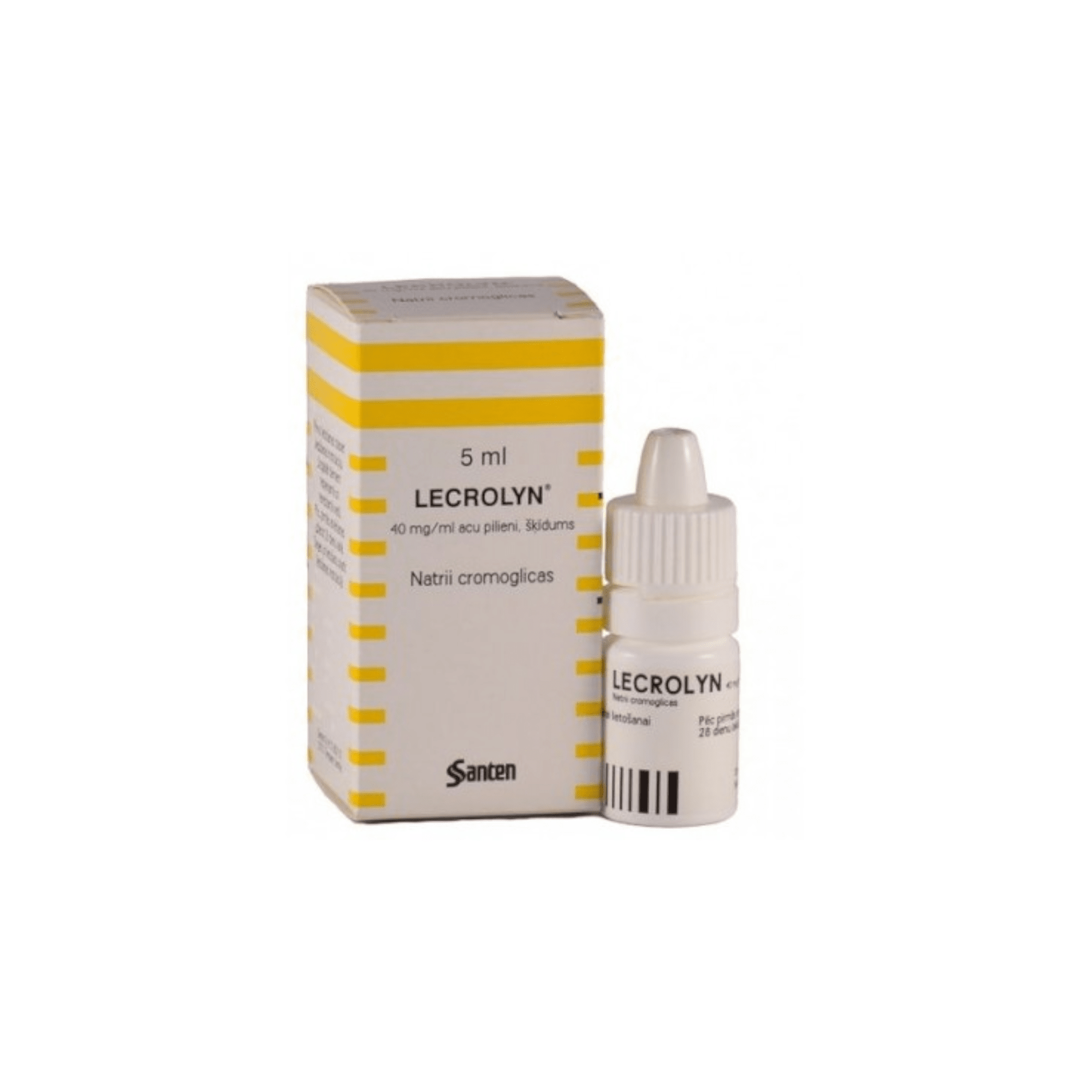 Lecrolyn 40 mg/ml akių lašai 5 ml
