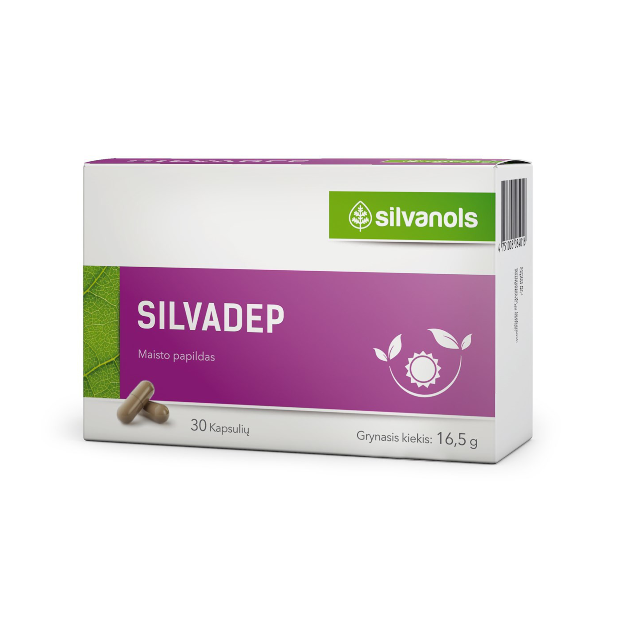 SILVADEP kapsulės N30