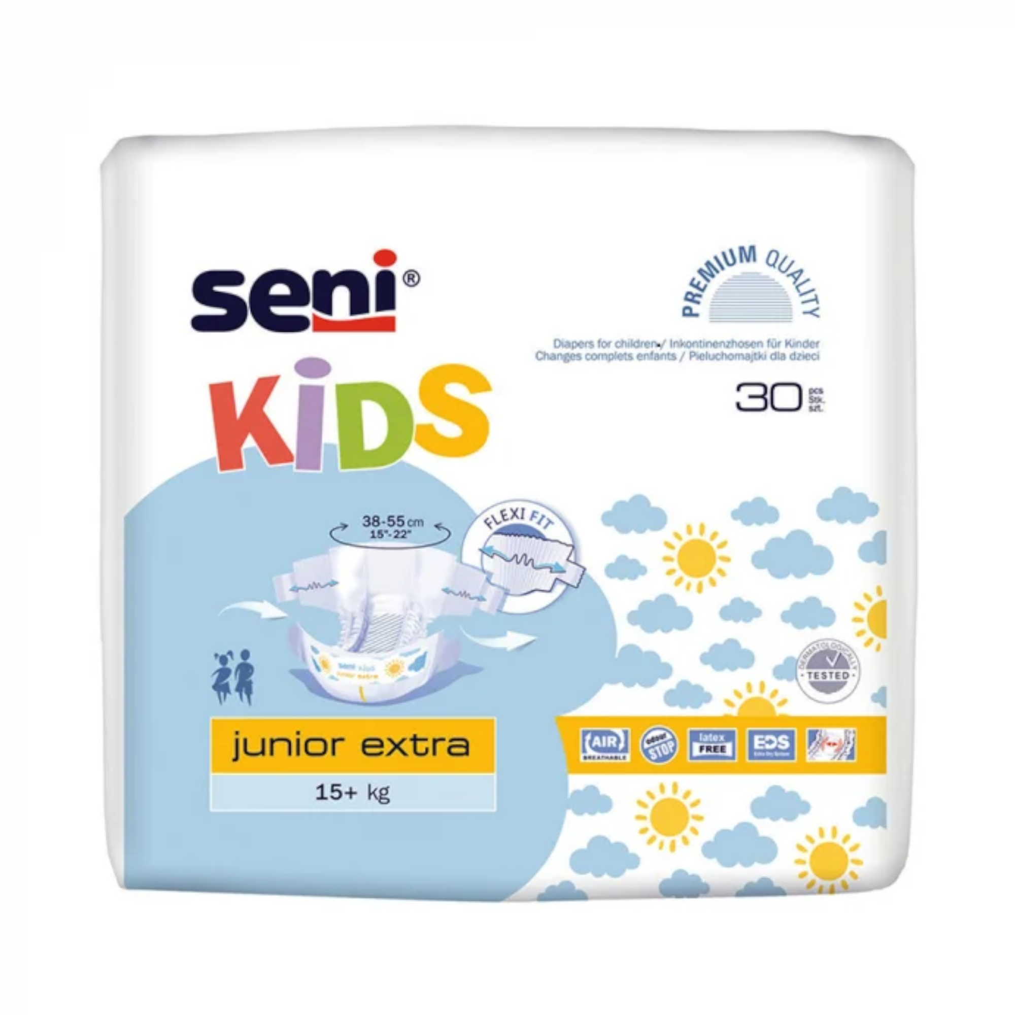 SENI KIDS sauskelnės vaikams JUNIOR EXTRA, 15-30 kg, N30