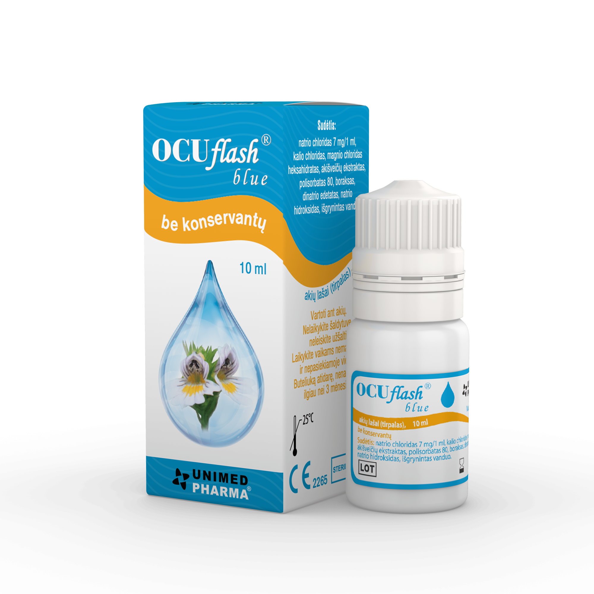 OCUFLASH blue akių lašai 10 ml