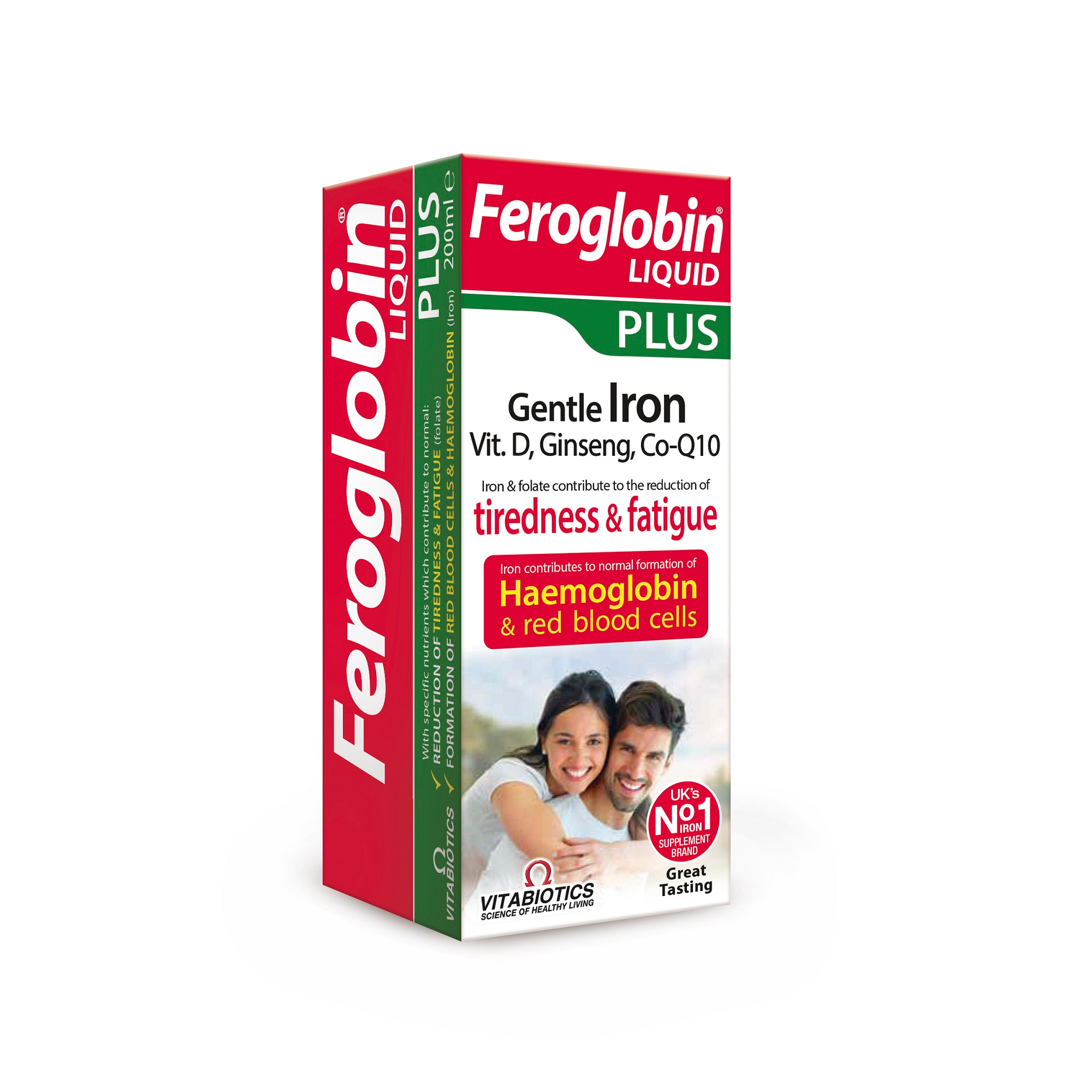FEROGLOBIN PLUS skystis su geležimi 200 ml