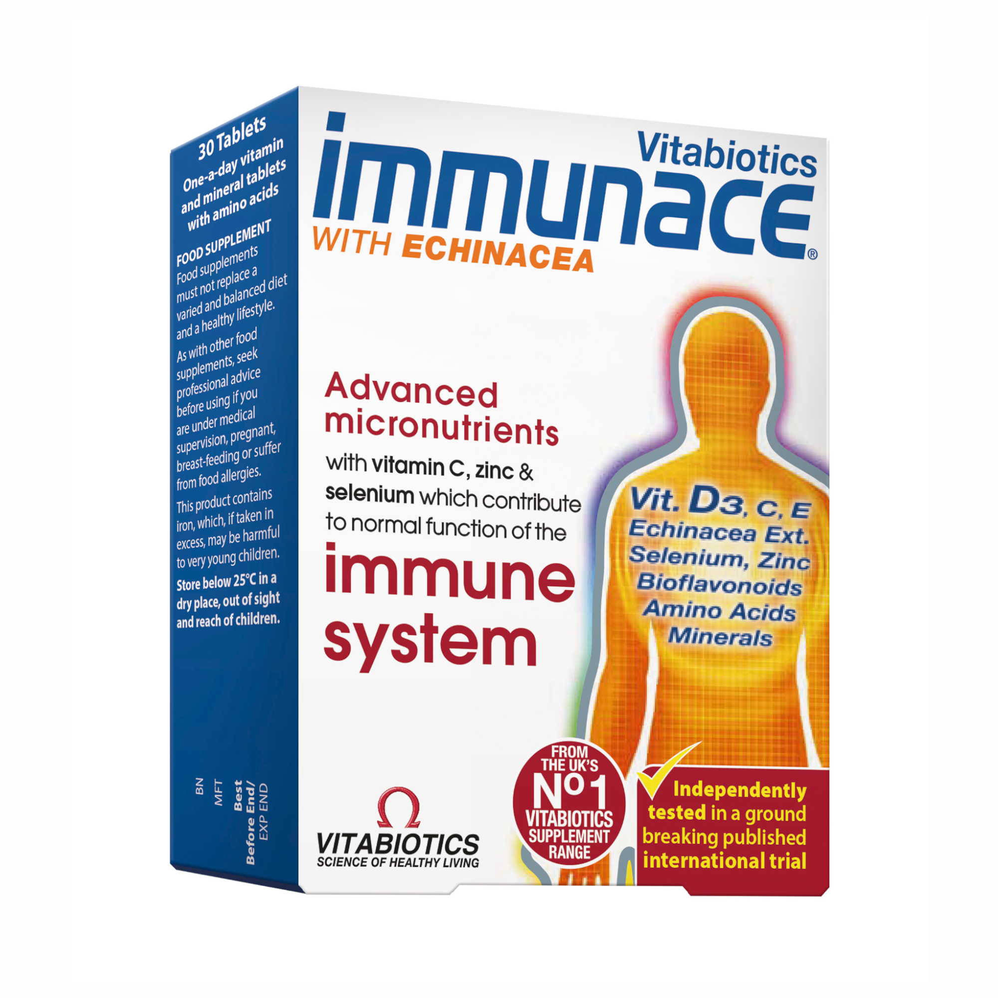 IMMUNACE tabletės su ežiuole N30
