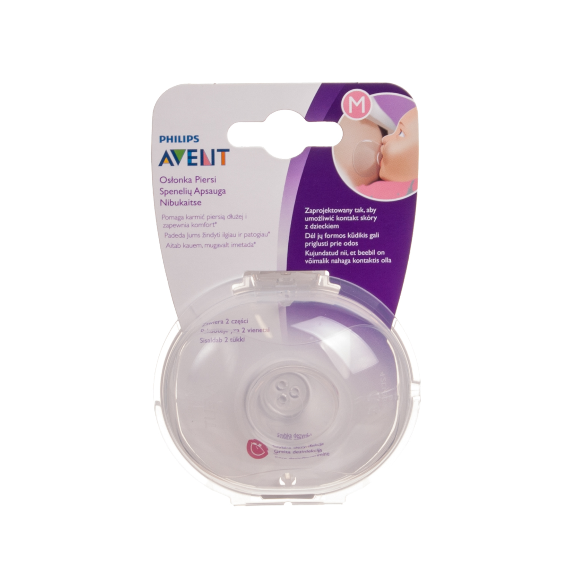 PHILIPS AVENT silikoniniai antspeniai, vidutiniai, 21 mm, SCF153/03, N2