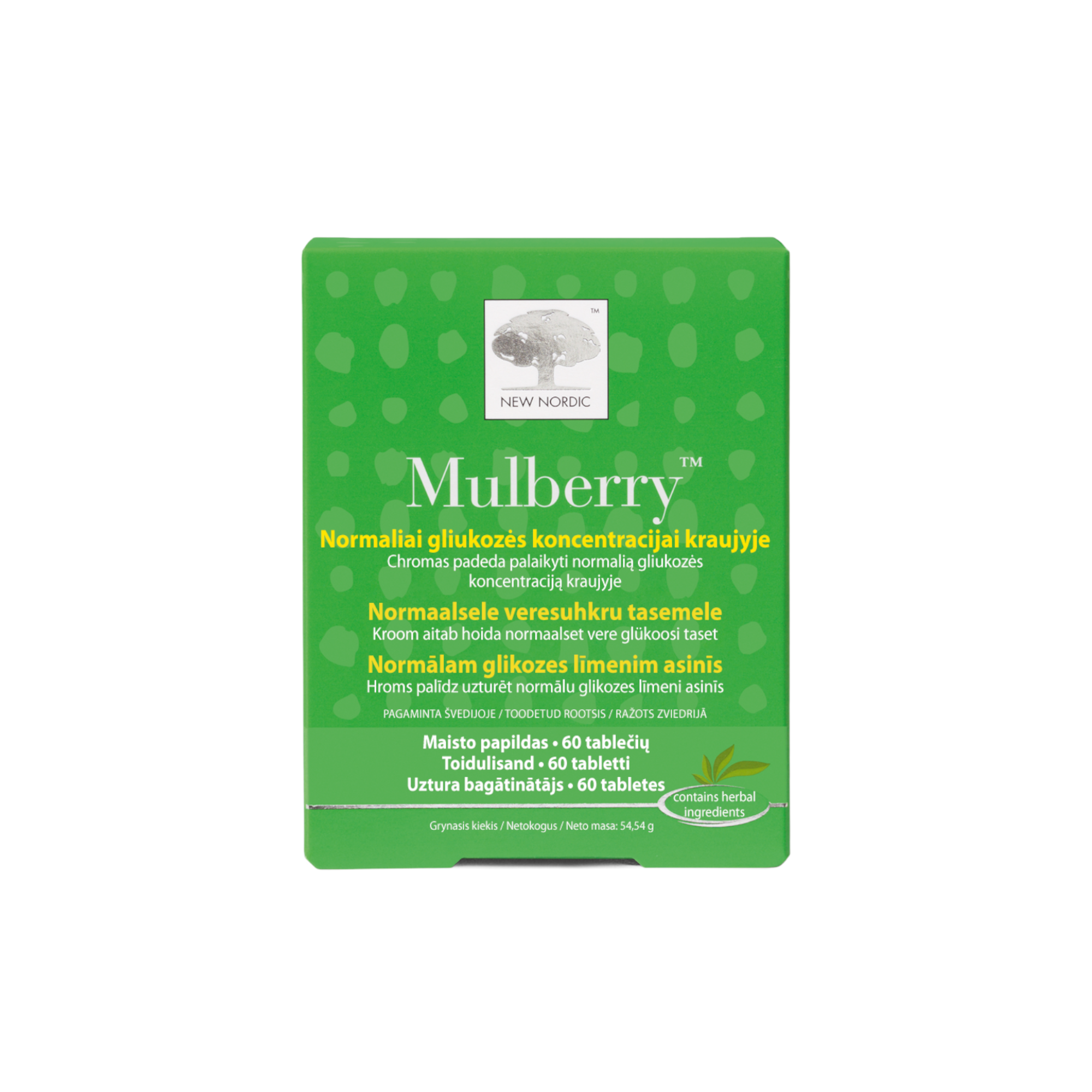 Mulberry tabletės N60