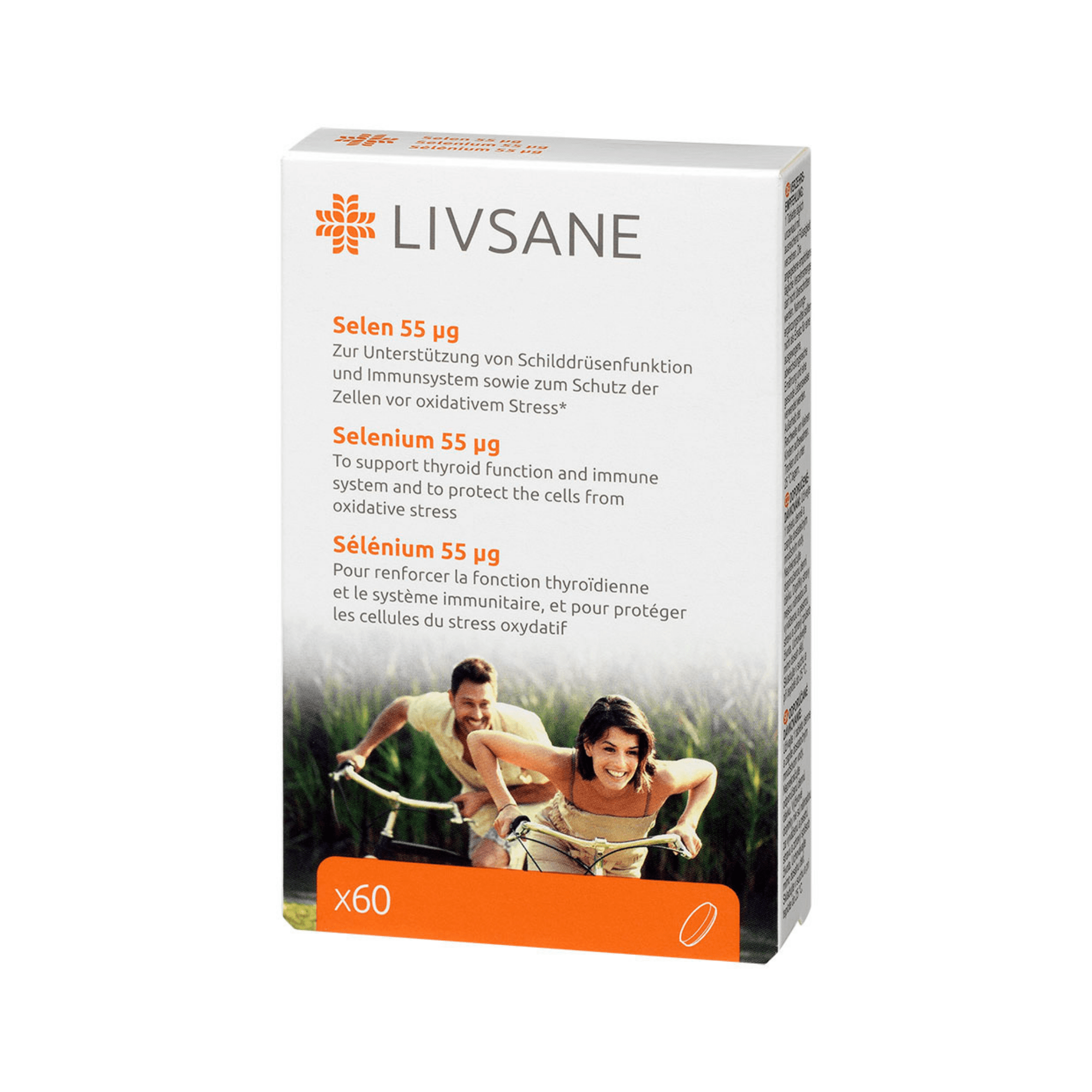 LIVSANE selenas 55 µg tabletės N60