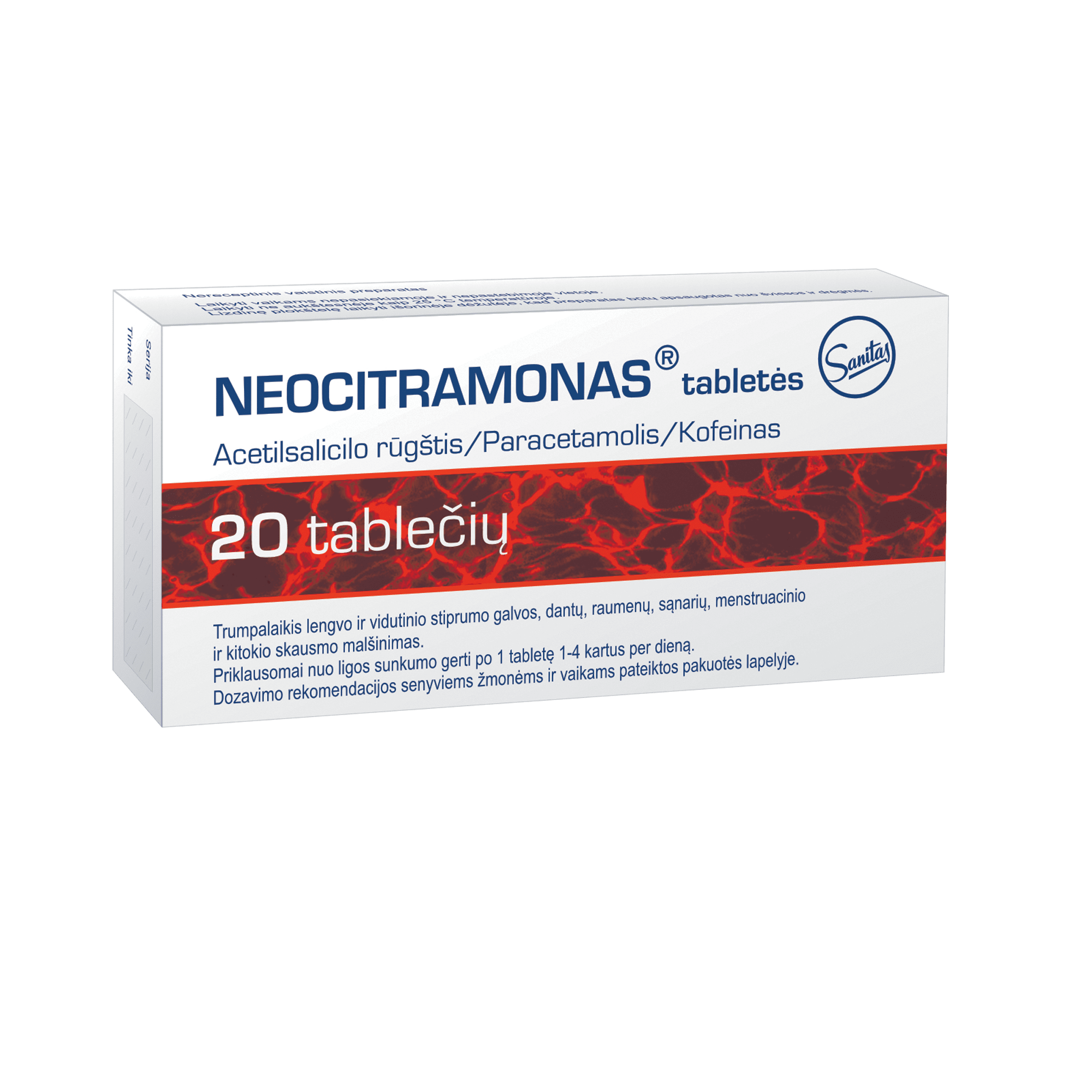 Neocitramonas tabletės N20