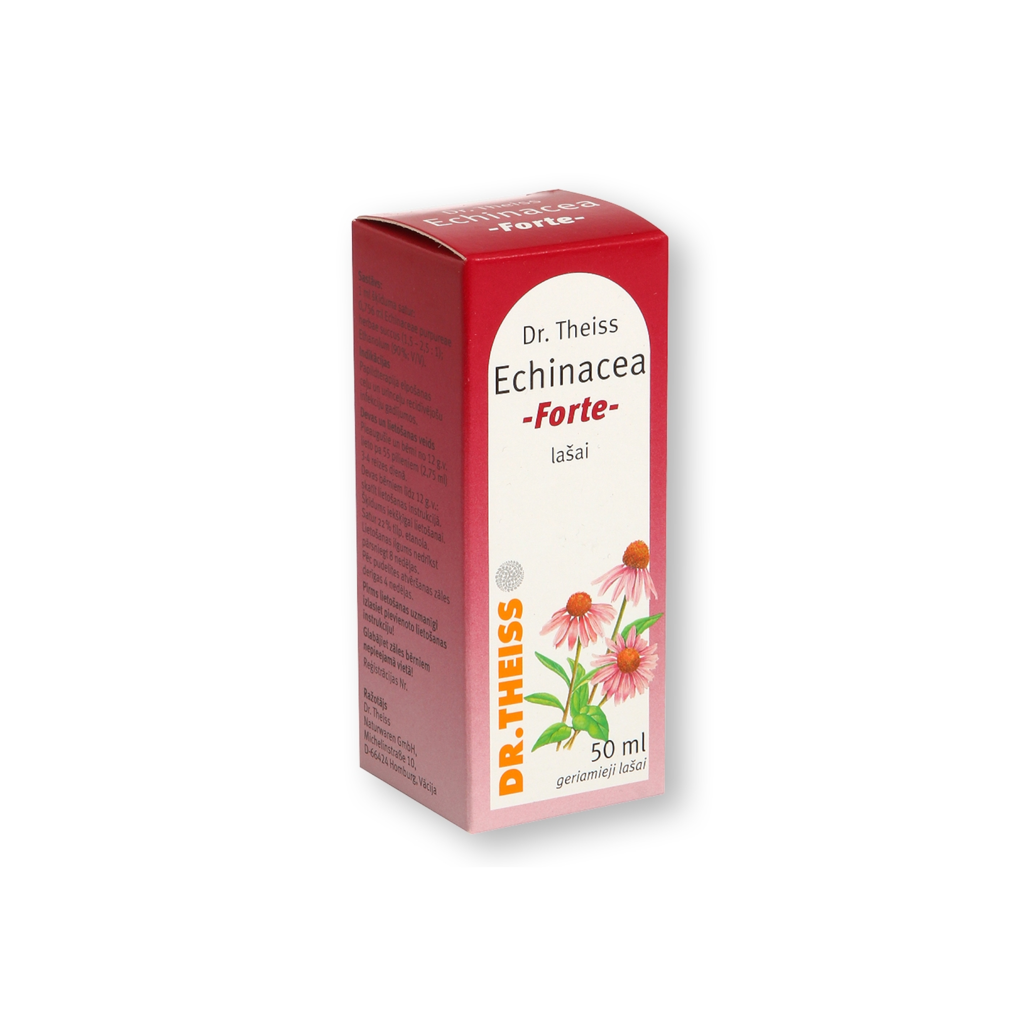 DR. THEISS Echinacea Forte 0,756 ml/ml geriamieji lašai (tirpalas) 50 ml