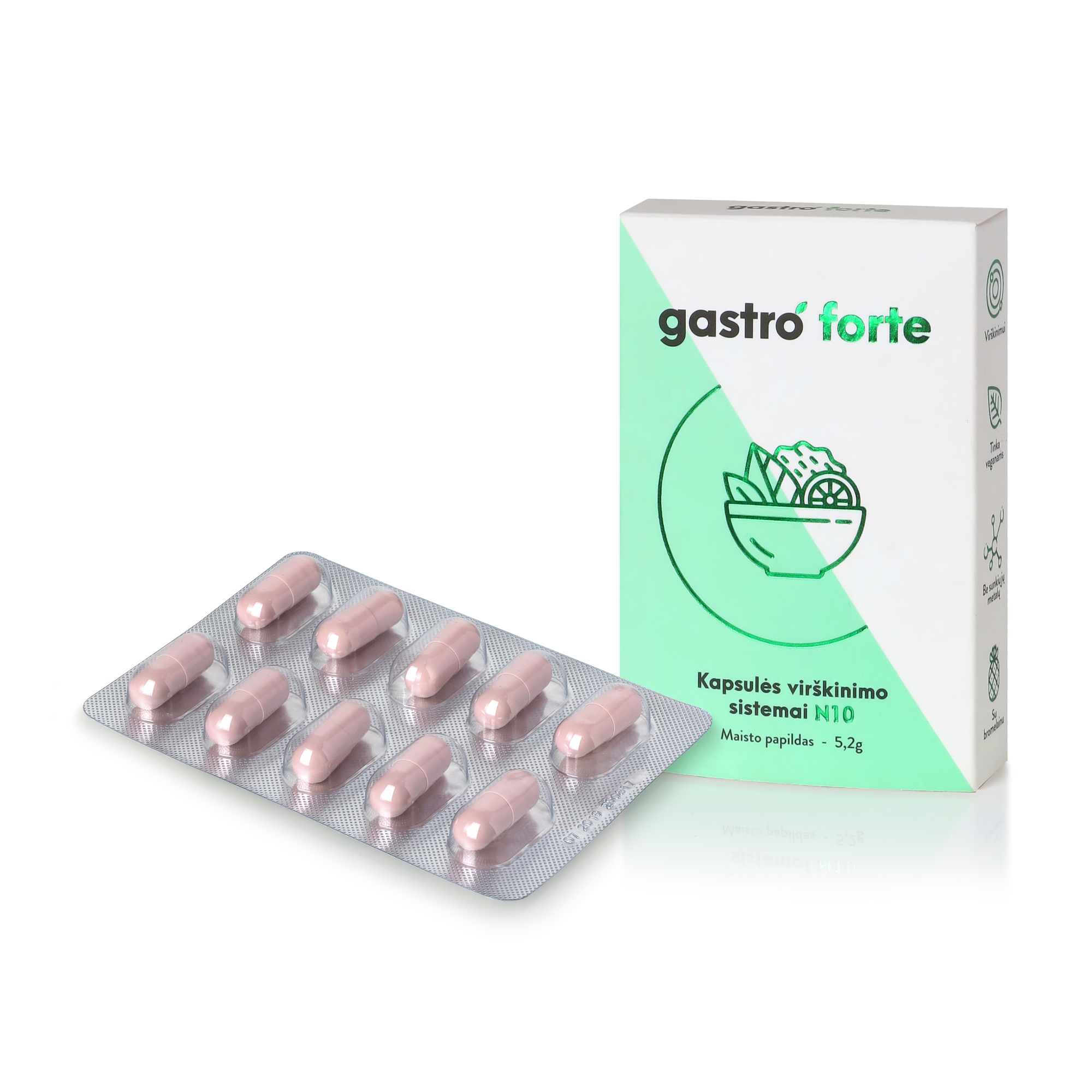 GastroForte kapsulės N10