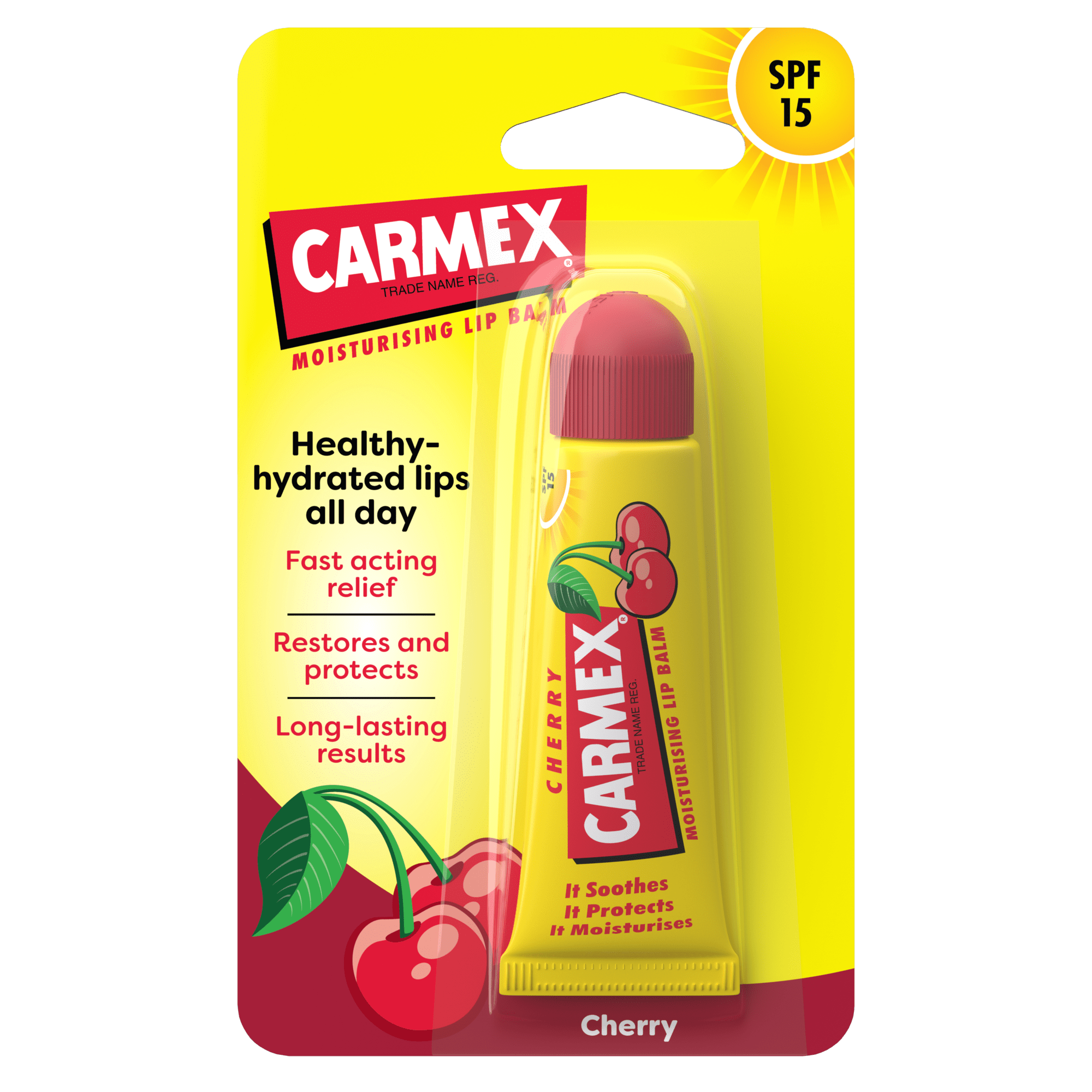 CARMEX lūpų balzamas CHERRY 10 g