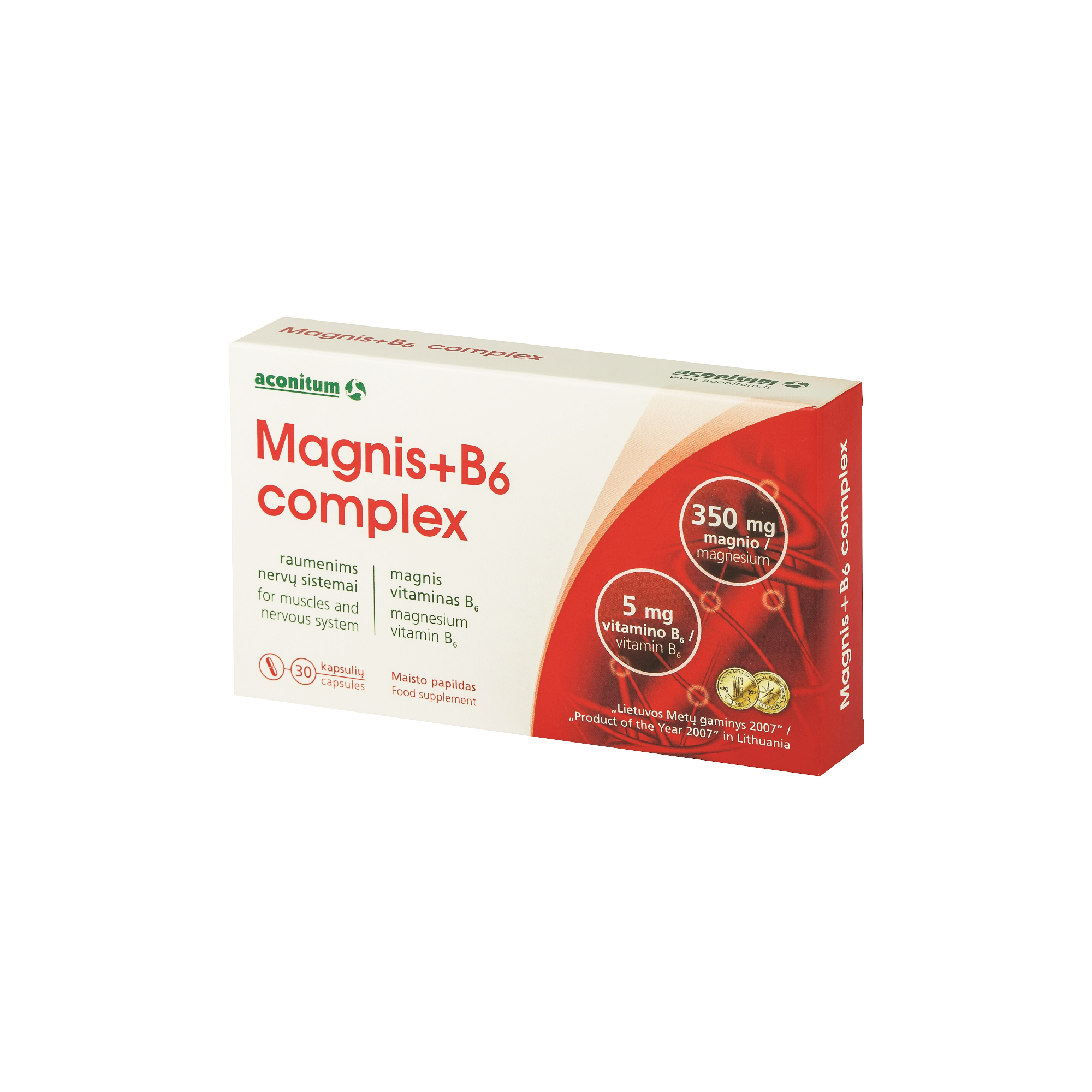 MAGNE B6 COMPLEX kapsulės N30