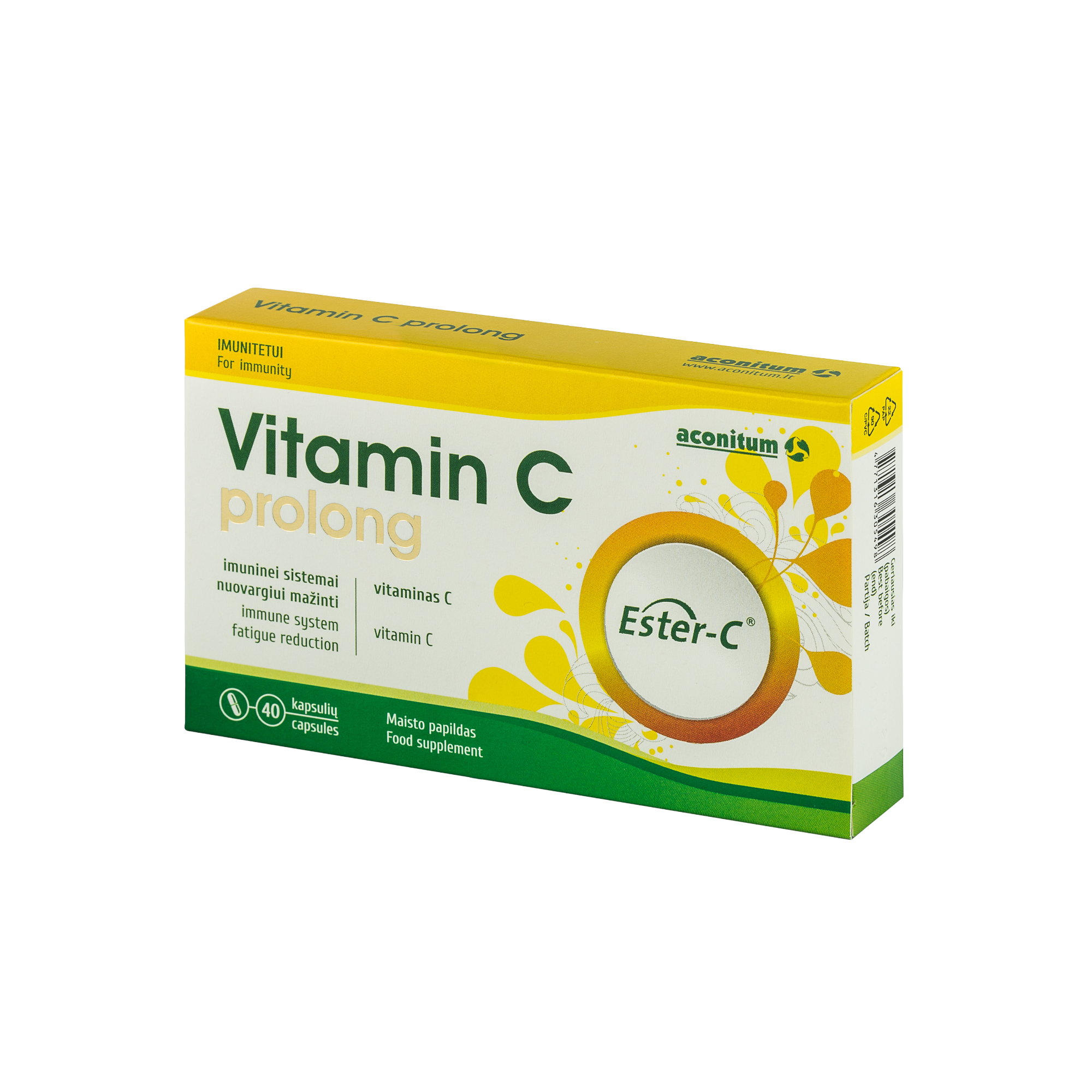 VITAMIN C PROLONG kapsulės N40