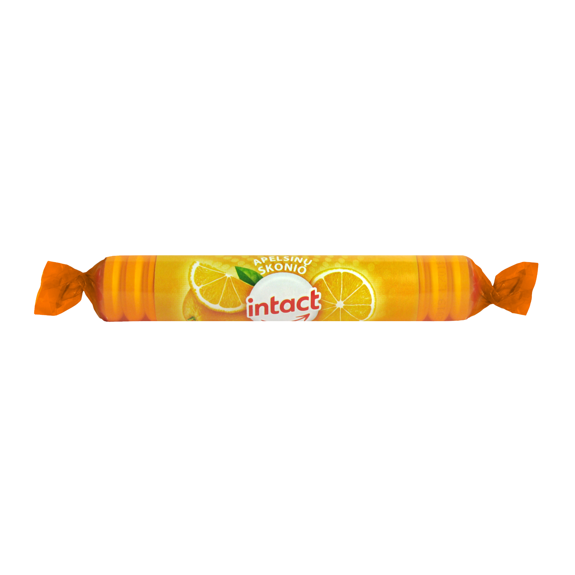 INTACT apelsinų skonio tabletės 40 g