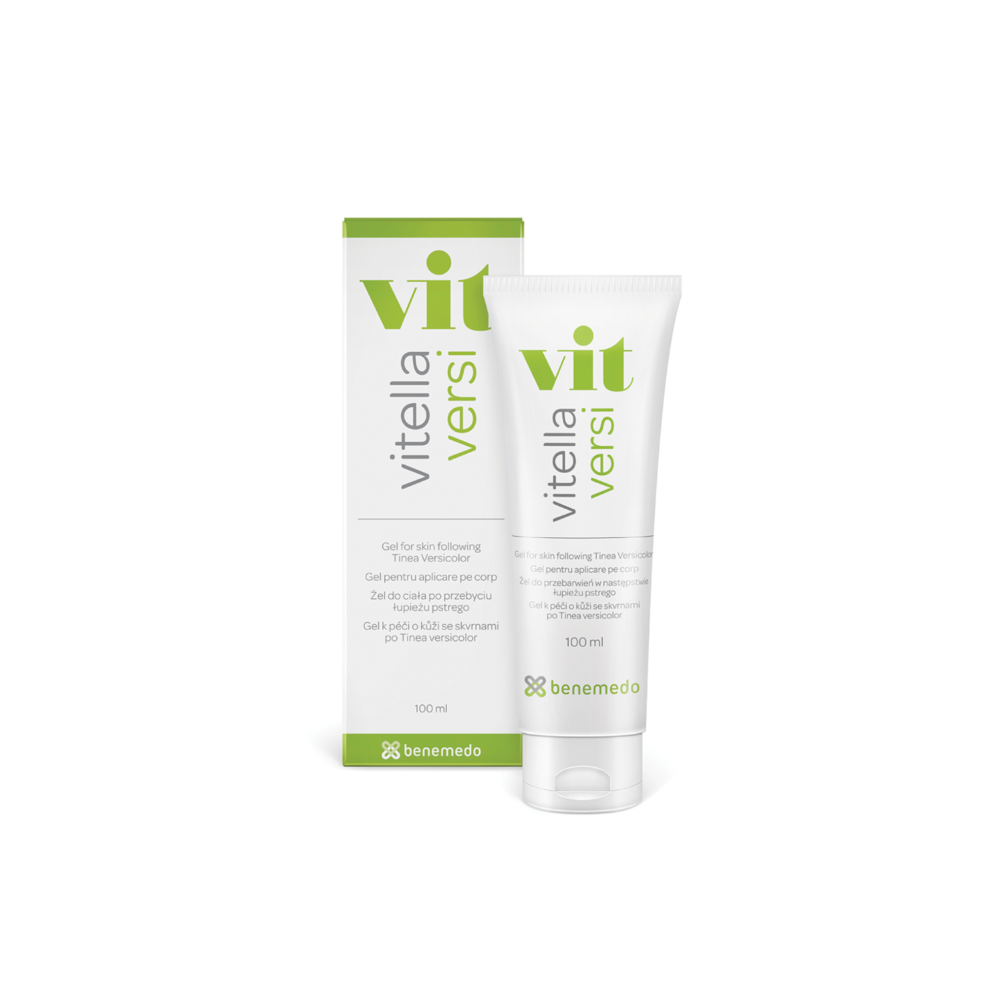 VITELLA gelis įvairiaspalvės dedervinės pažeistai odai VERSI, nuo 10 m., 100 ml