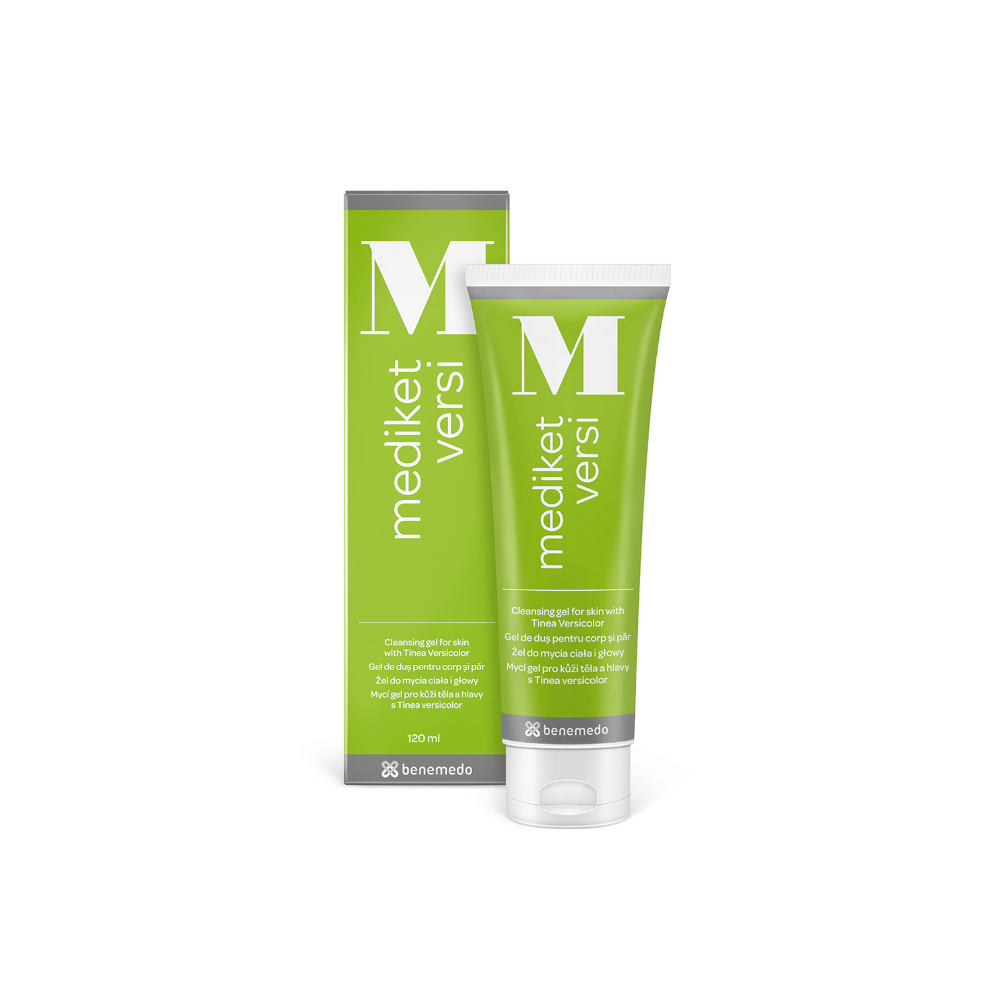 MEDIKET galvos ir kūno prausimosi gelis VERSI 120 ml