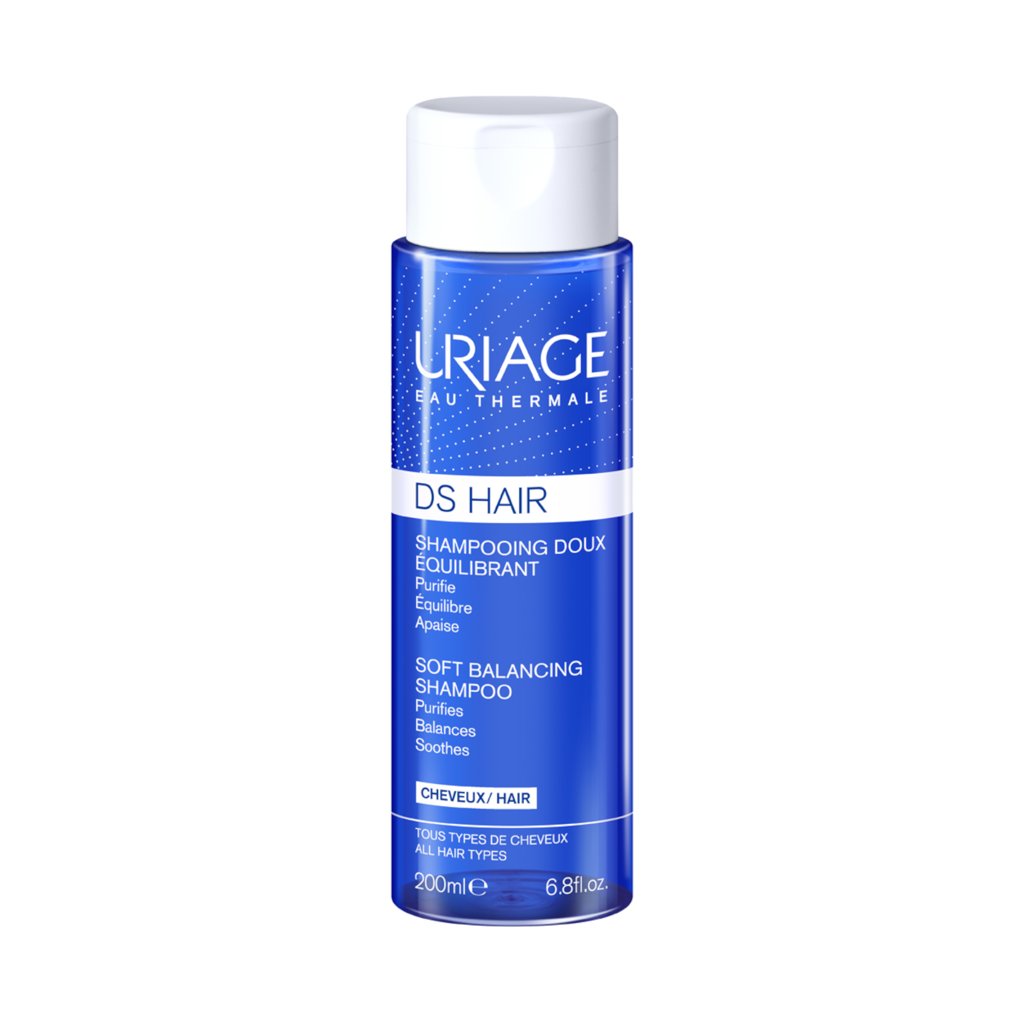 Uriage švelnus balansuojamasis šampūnas D.S. Hair 200 ml