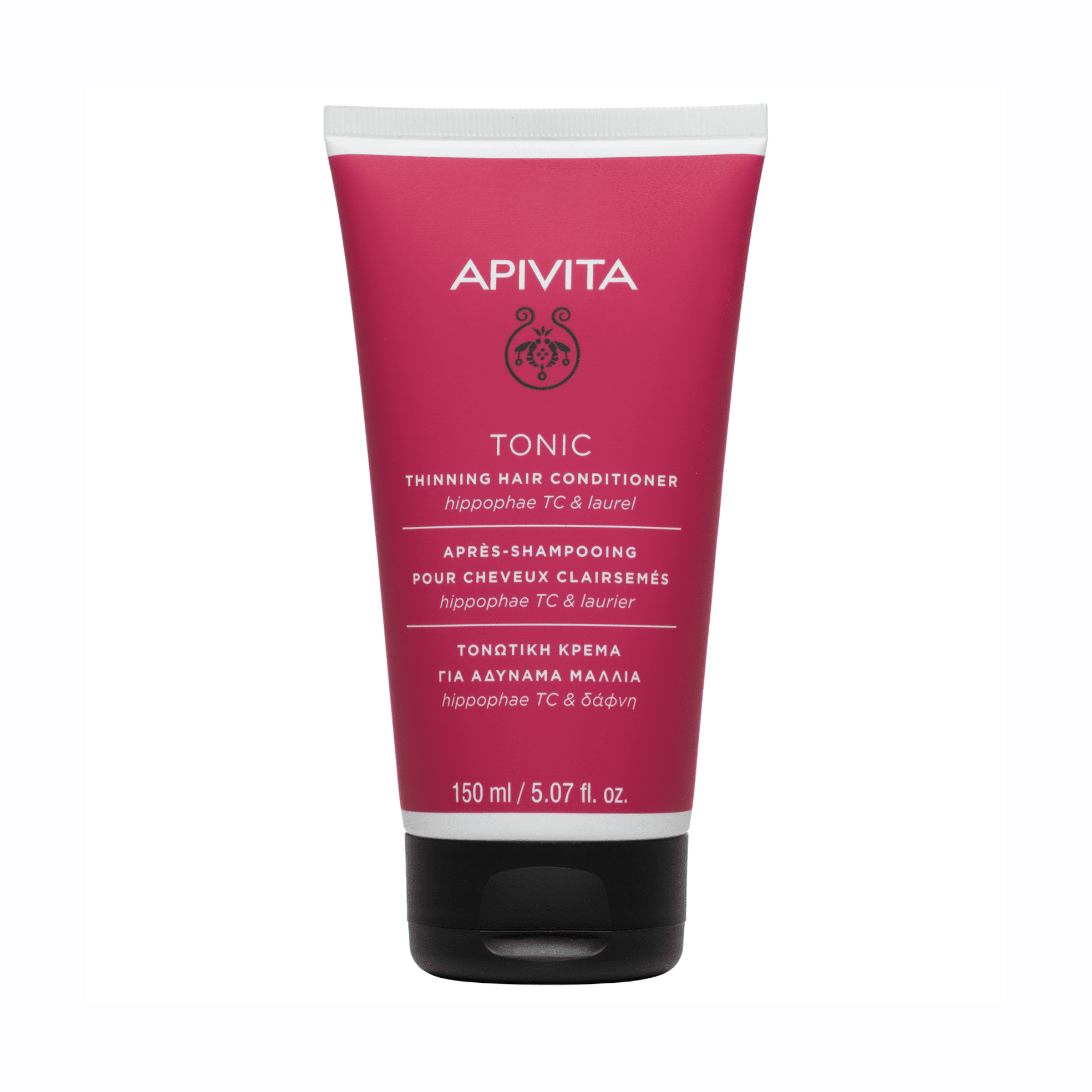 APIVITA tonizuojantis kondicionierius slenkantiems plaukams 150 ml