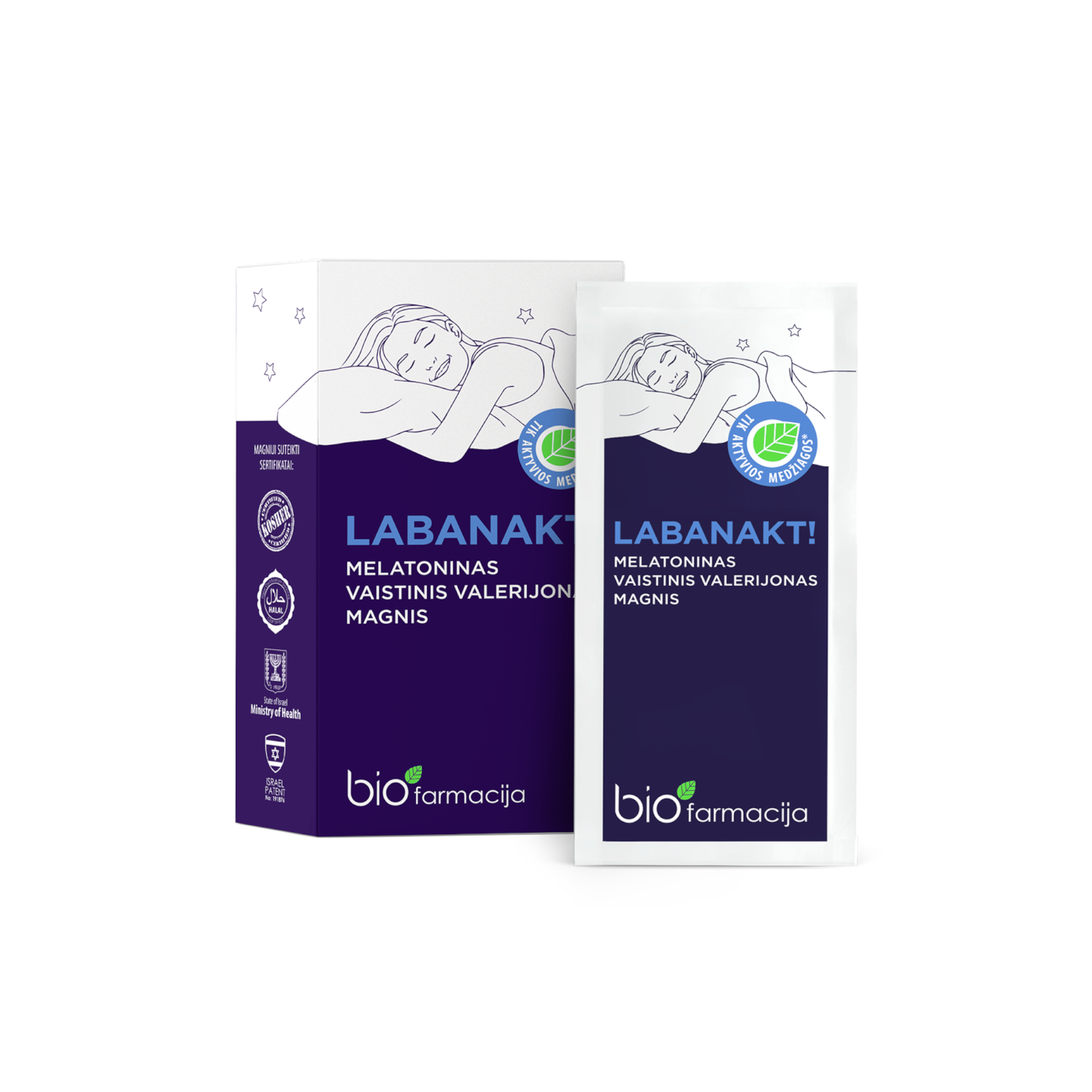 BIOFARMACIJA milteliai geriamajam tirpalui LABANAKT, N14