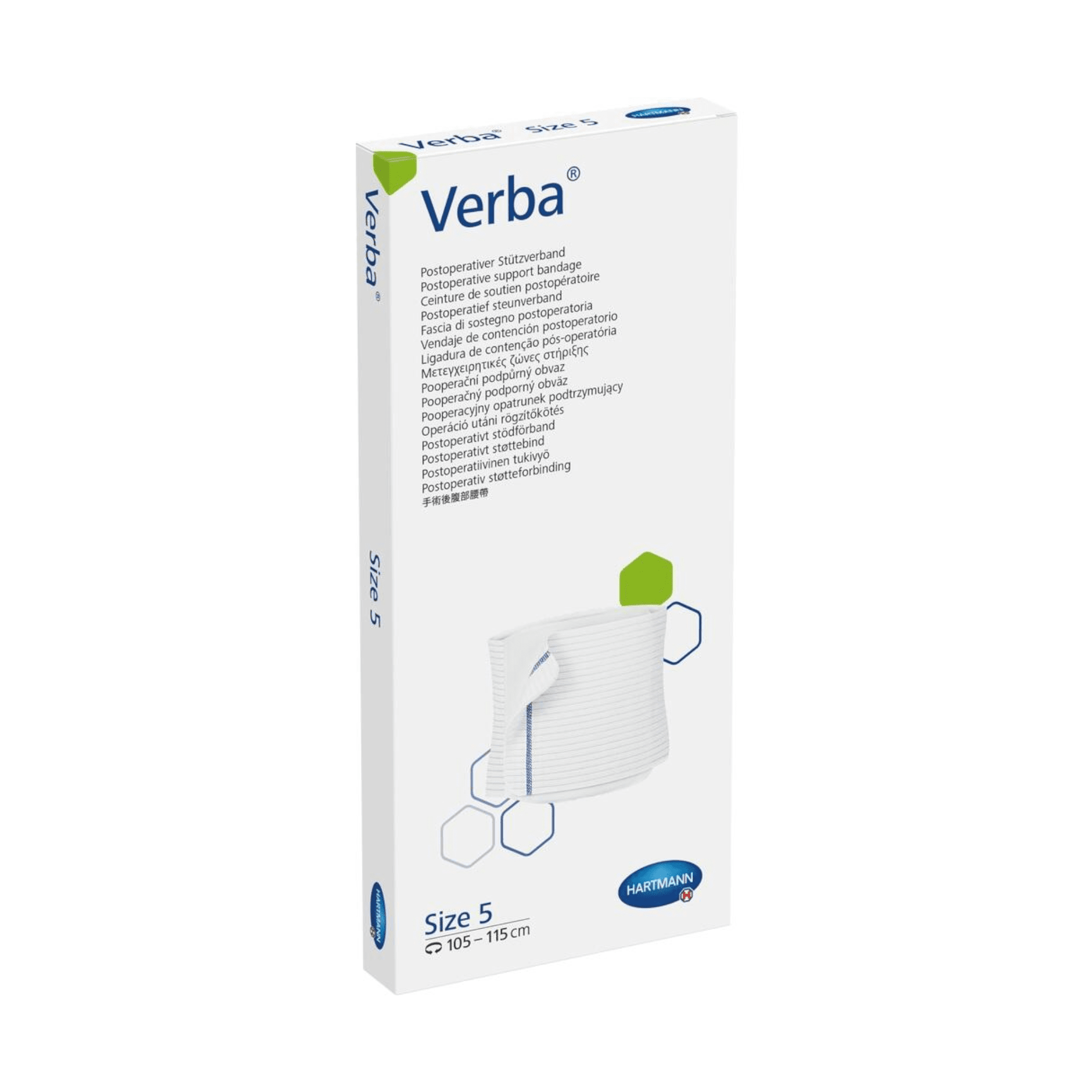 VERBA pooperacinis palaikomasis diržas, dydis 5 (apimtis 105-115 cm)