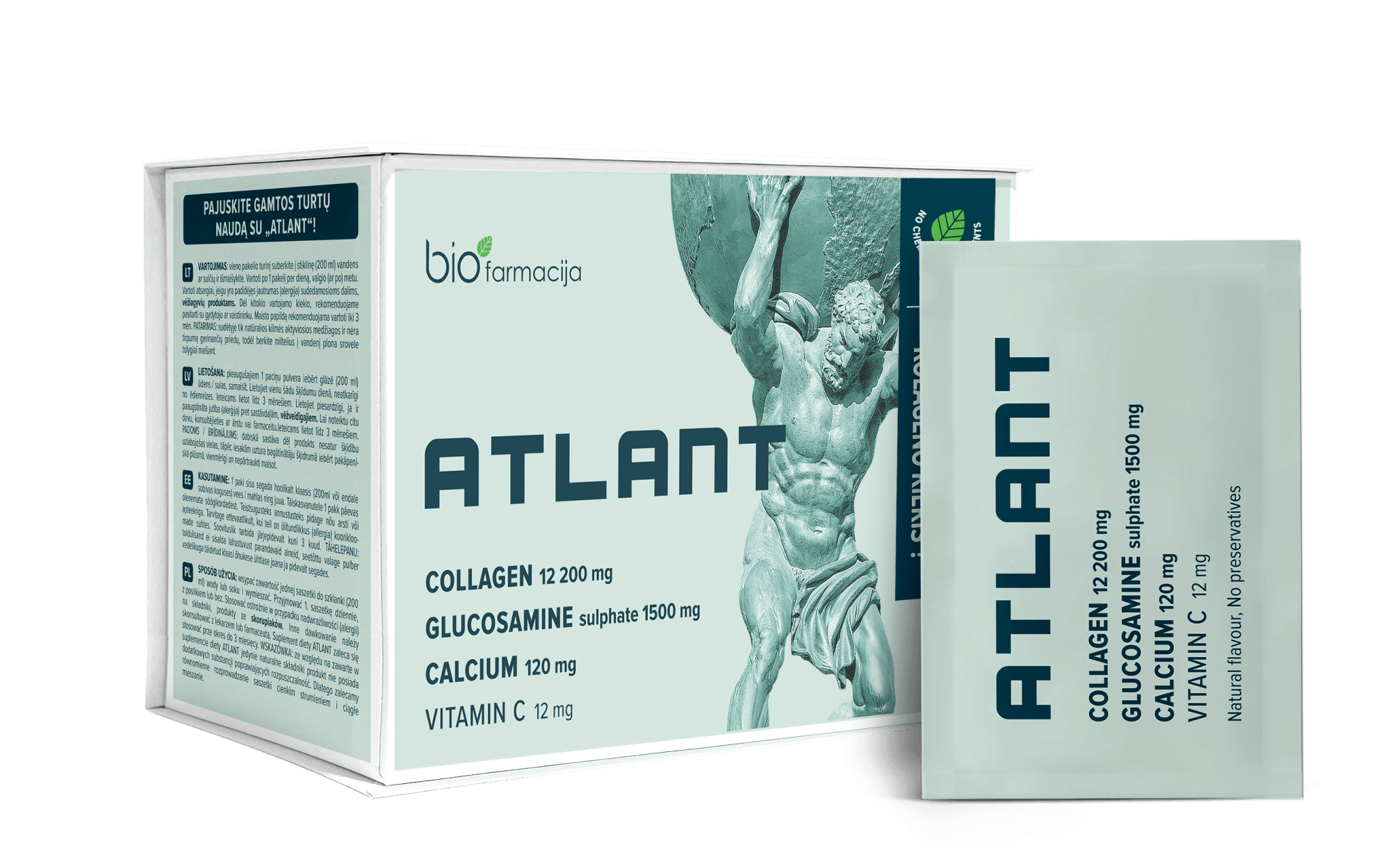ATLANT milteliai 15 g, N28