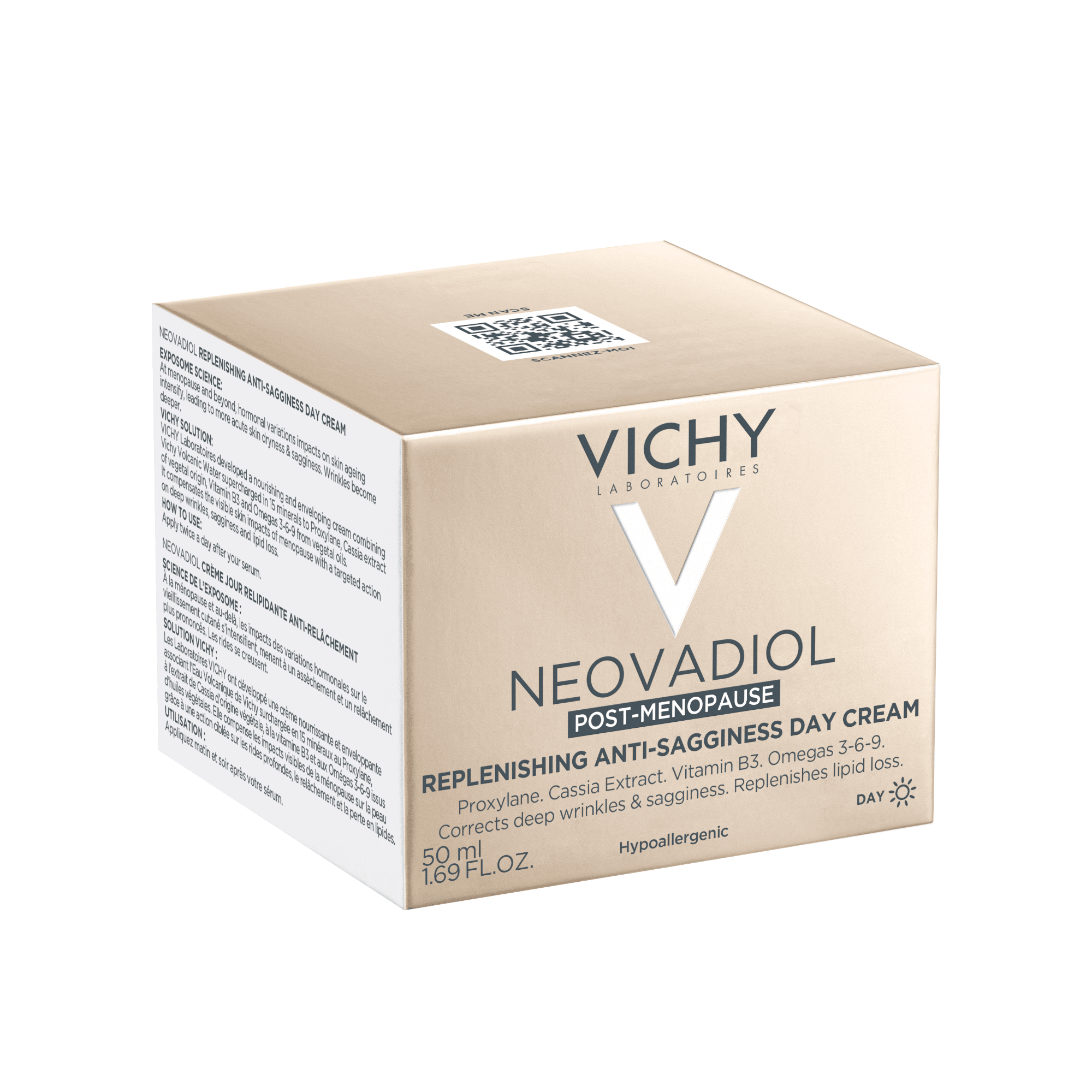 VICHY NEOVADIOL atkuriamasis, mažinantis odos suglebimą dieninis kremas POST-MENOPAUSE 50 ml