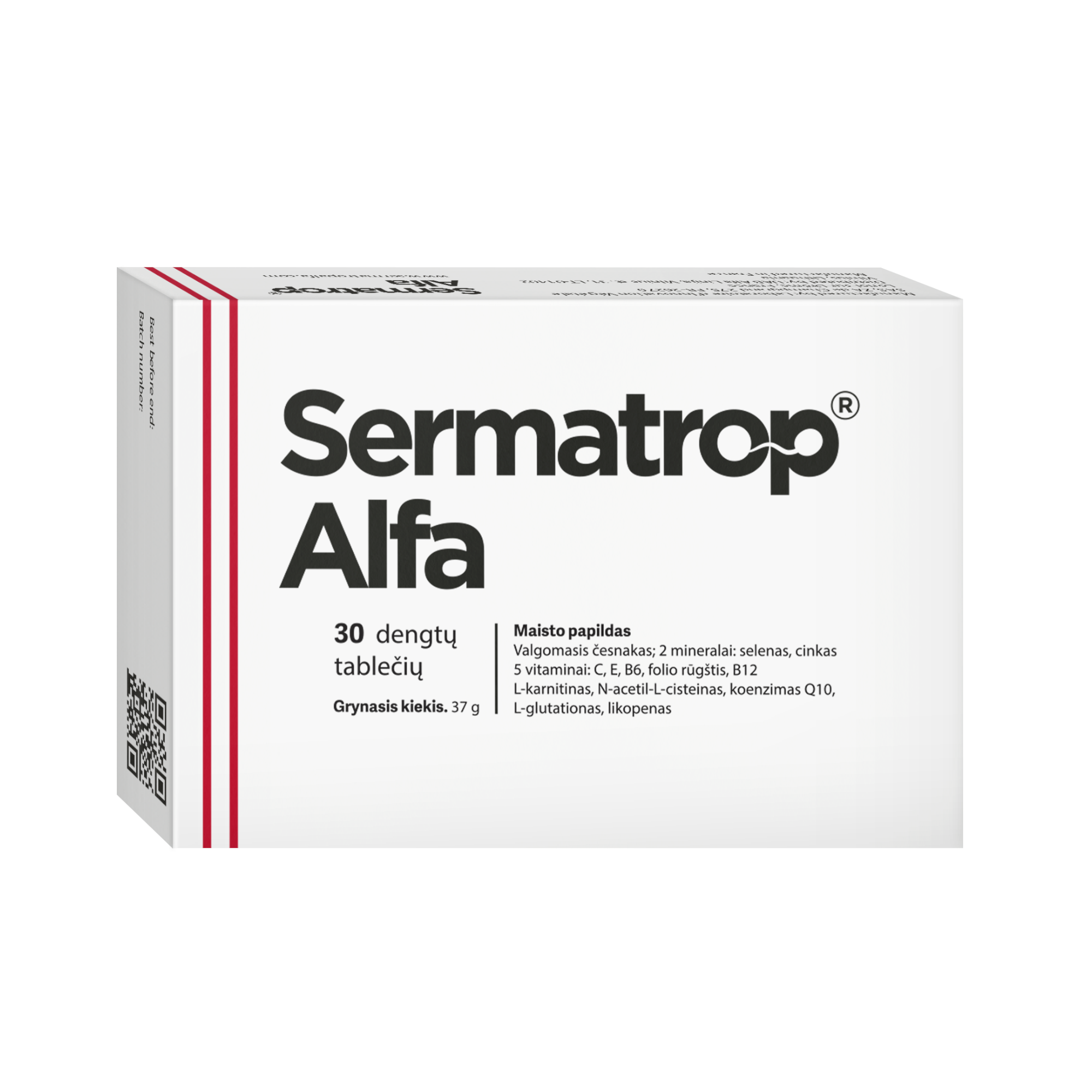 SERMATROP ALFA tabletės, N30