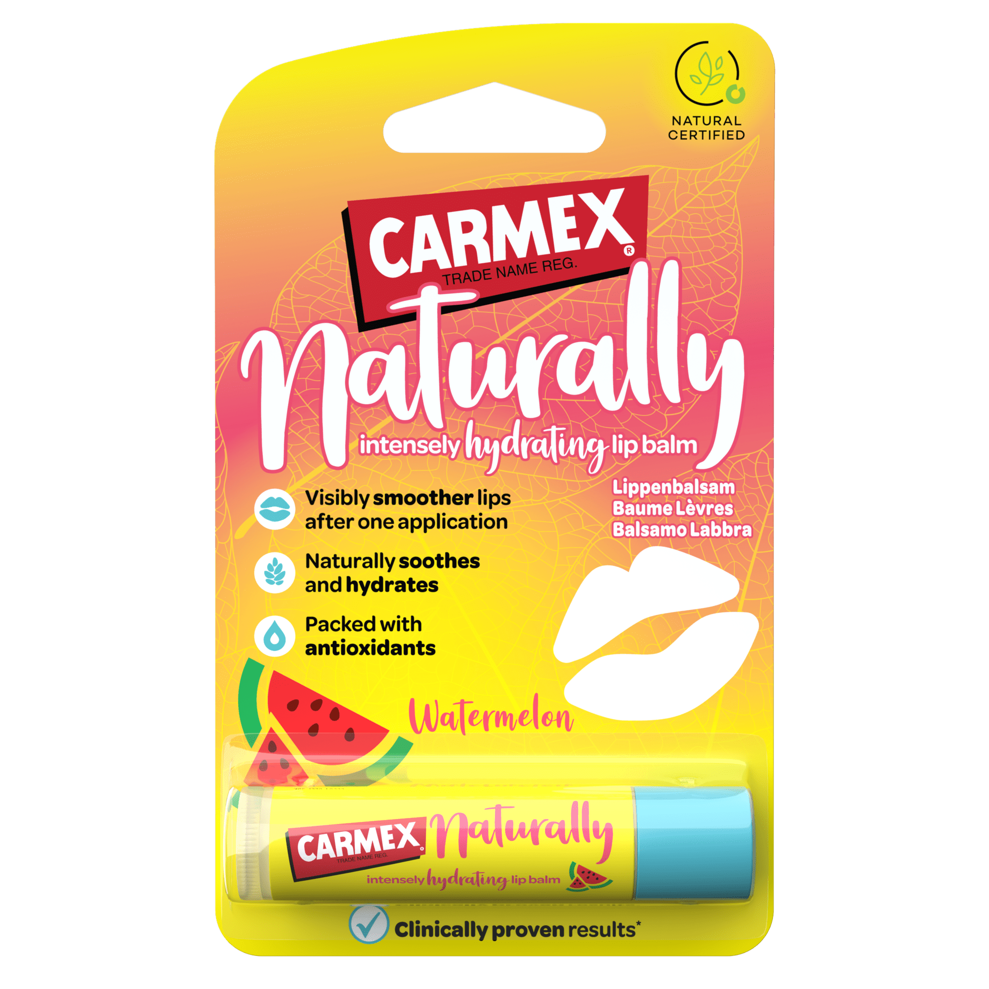 CARMEX pieštukinis lūpų balzamas WATERMELLON 4,25 g