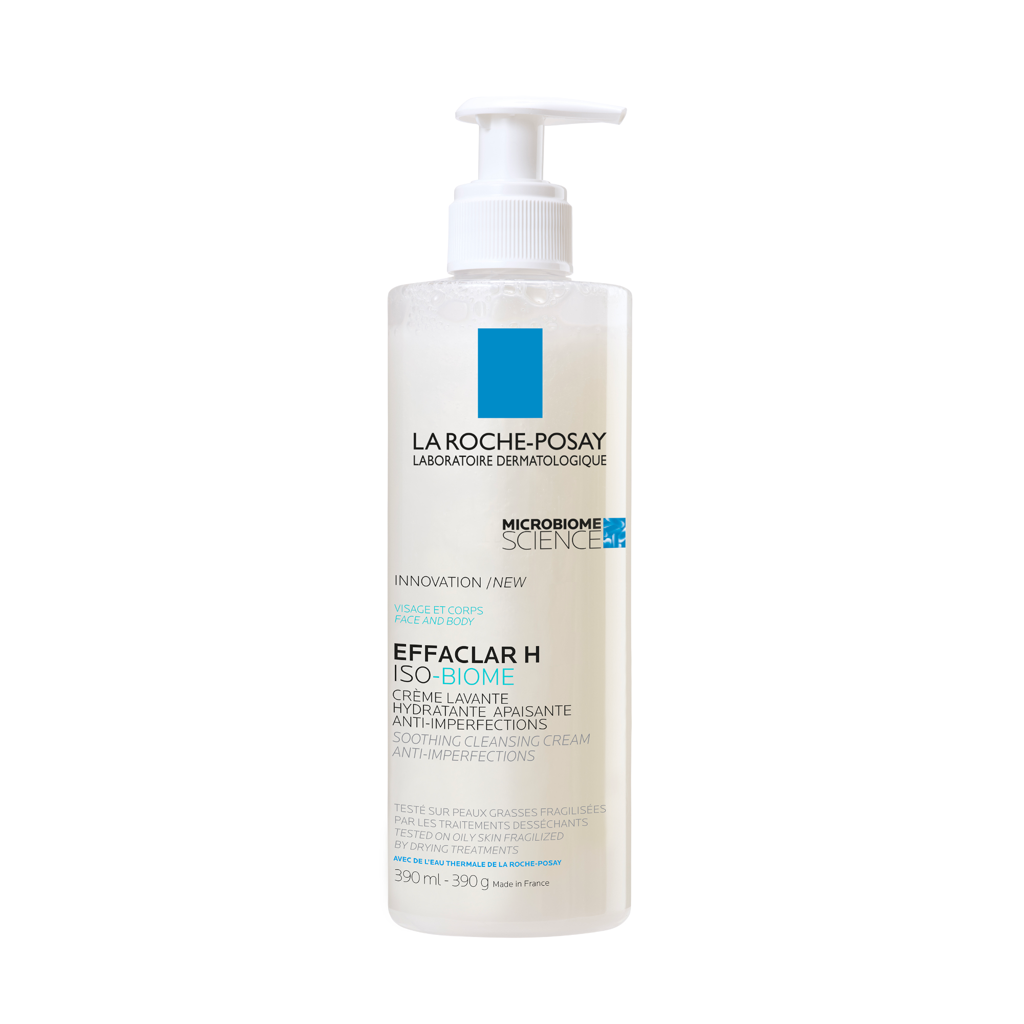 LA ROCHE-POSAY prausiklis EFFACLAR H ISO-BIOME 390 ml