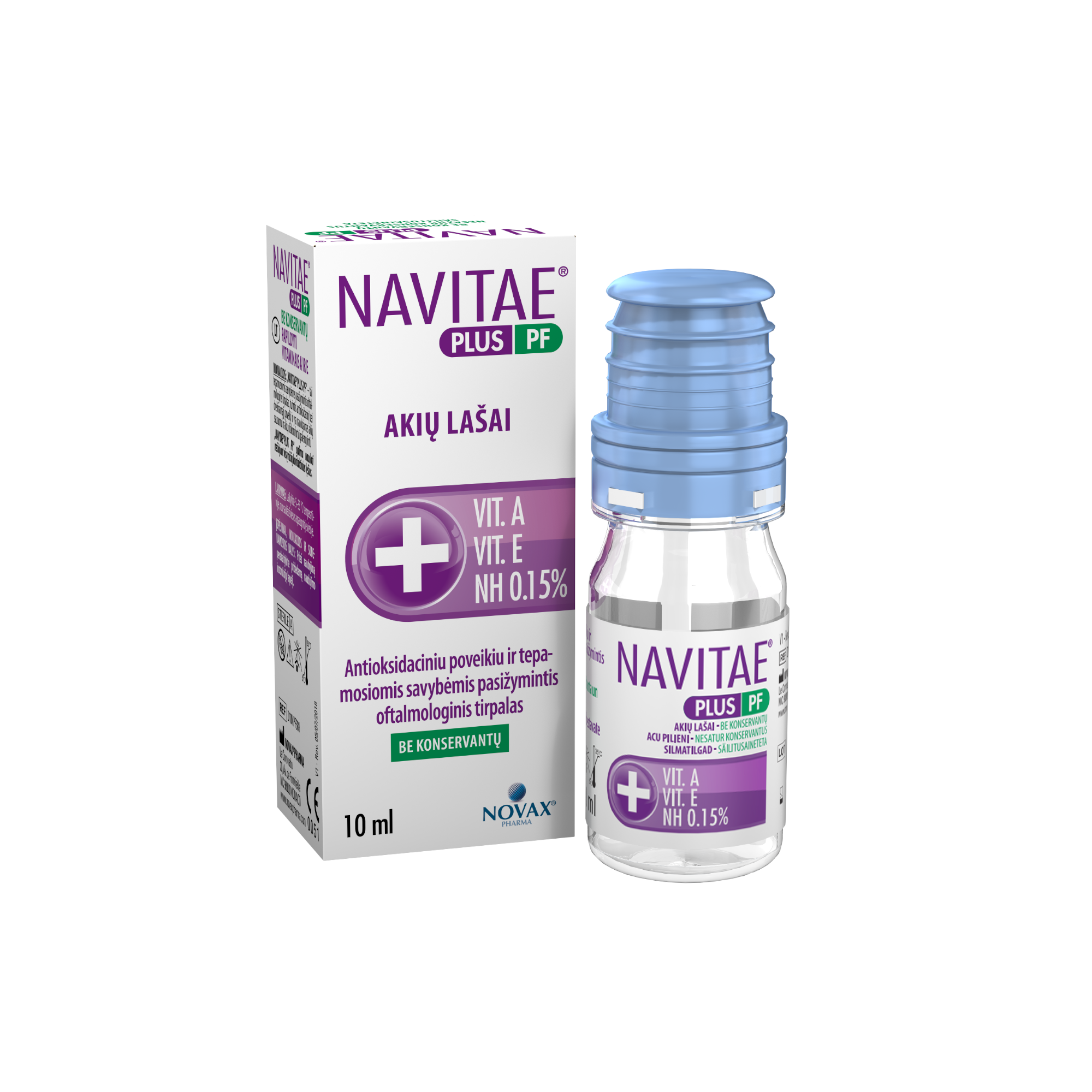 Navitae Plus PF akių lašai 10 ml