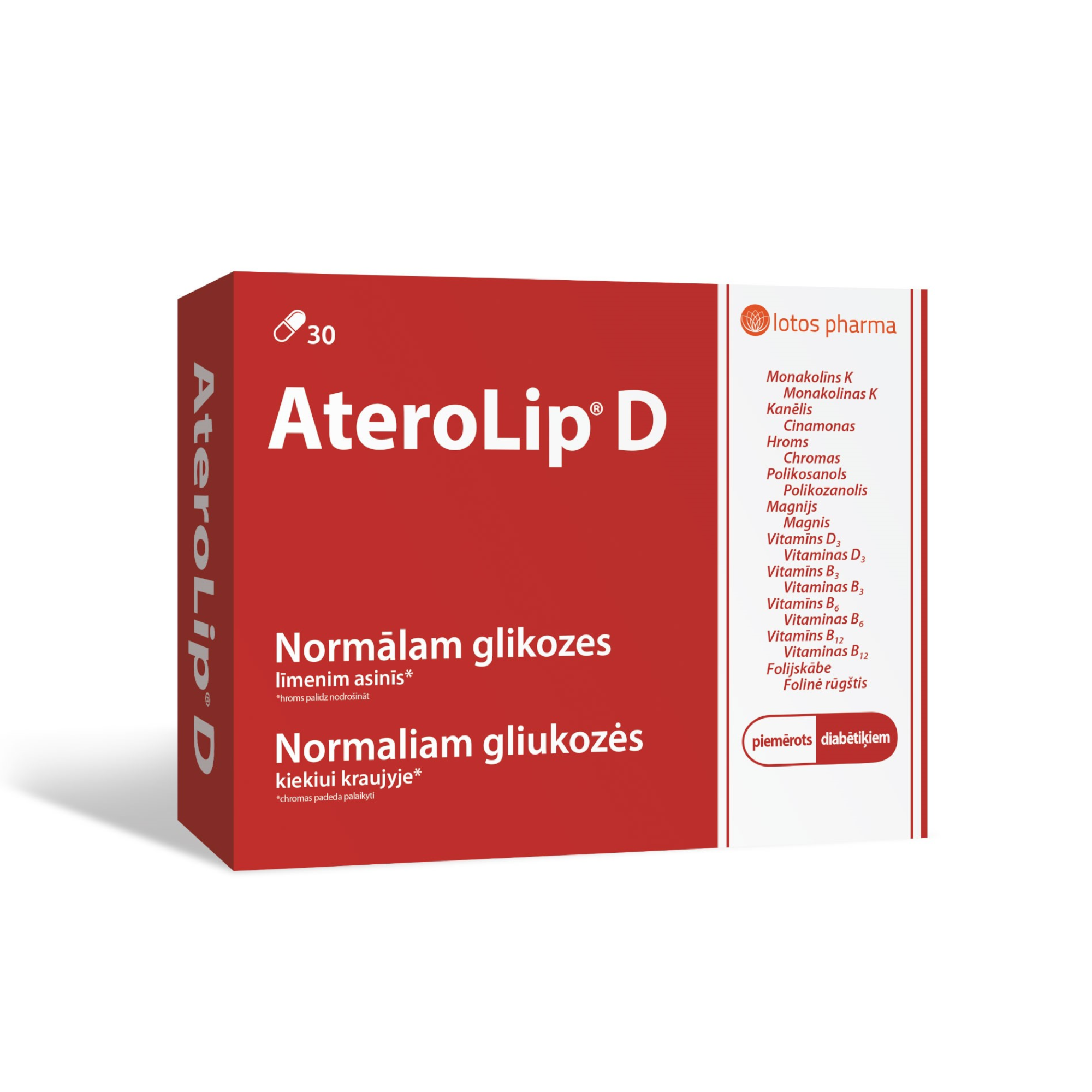 ATEROLIP D kapsulės, N30