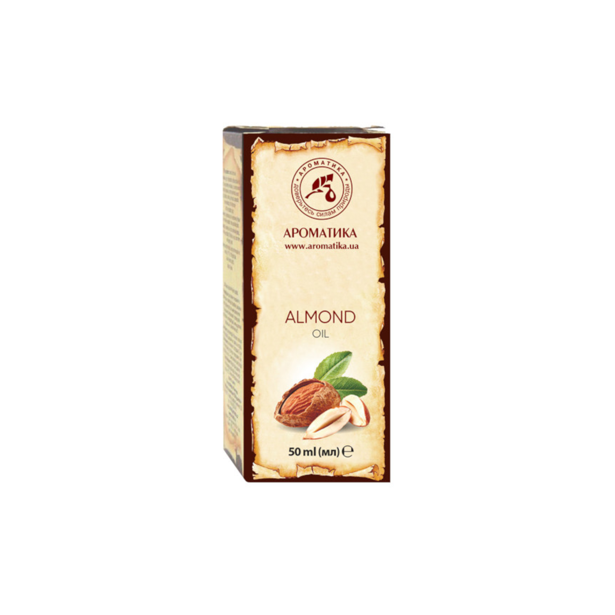 AROMATIKA natūralus augalinis migdolų aliejus 50 ml