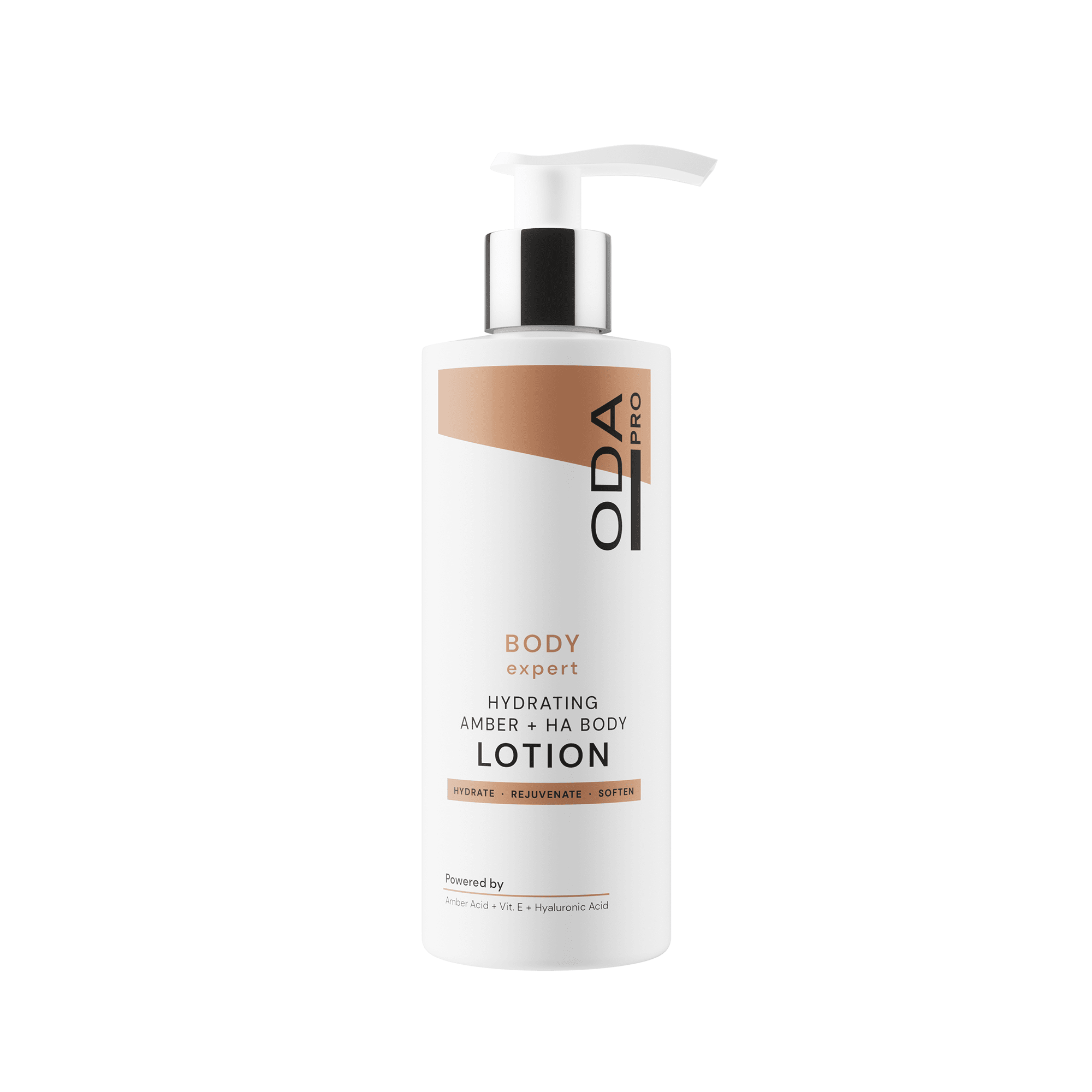 ODA PRO drėkinamasis kūno losjonas su gintaro ir hialurono rūgštimis 200 ml