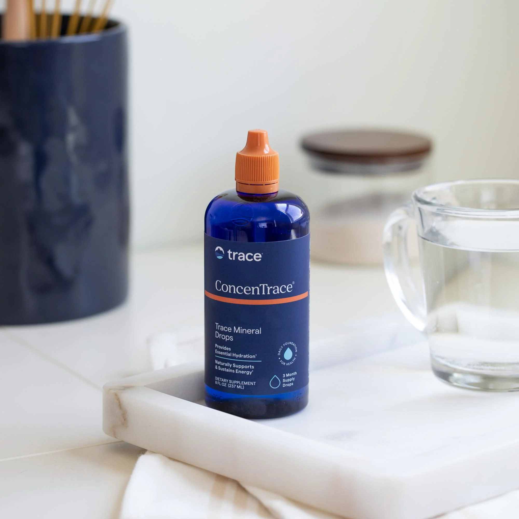 TRACE MINERALS CONCENTRACE 72+ joniniai jūros mineralai 237 ml