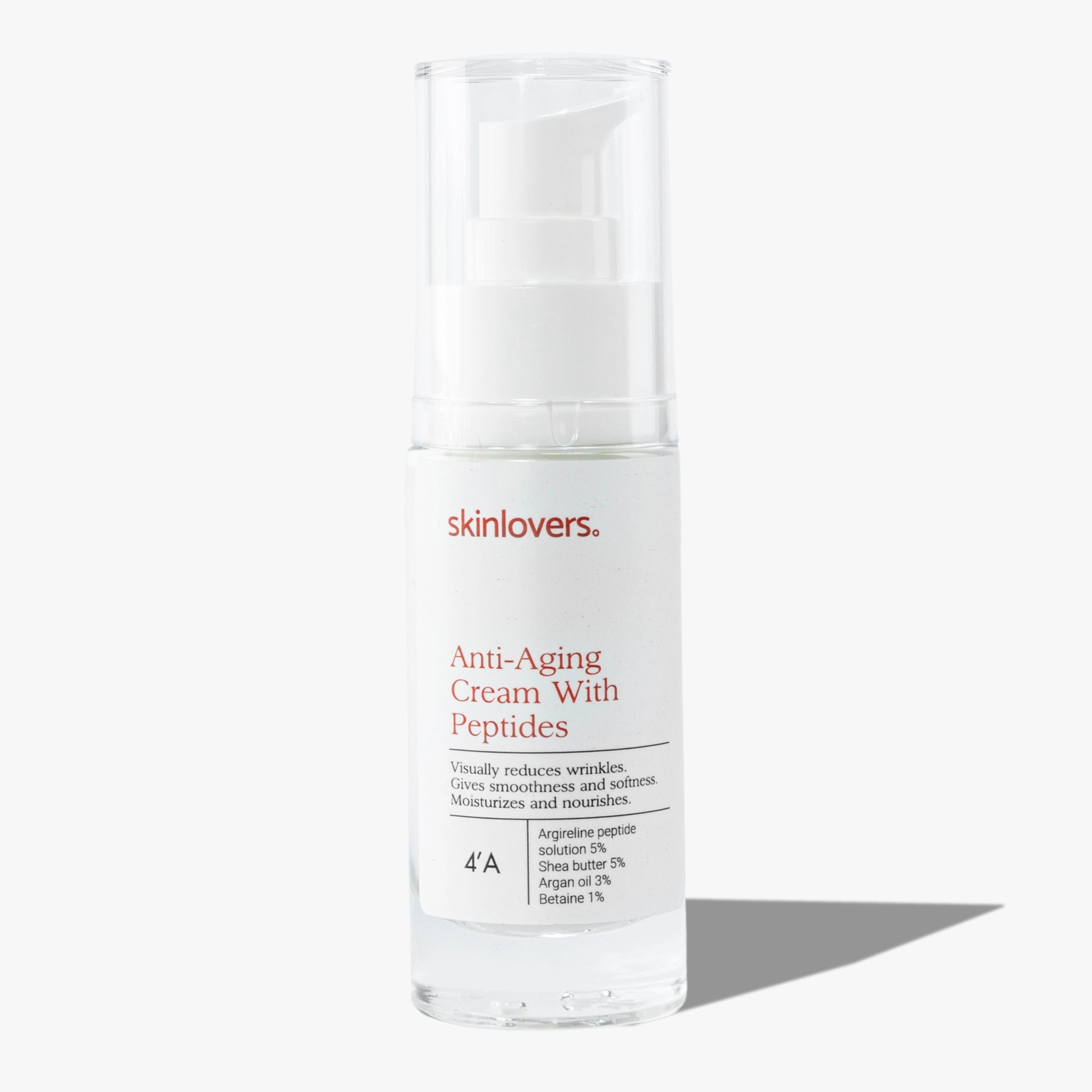 SKINLOVERS, 4’A Jauninantis veido kremas su peptidais, 30ml