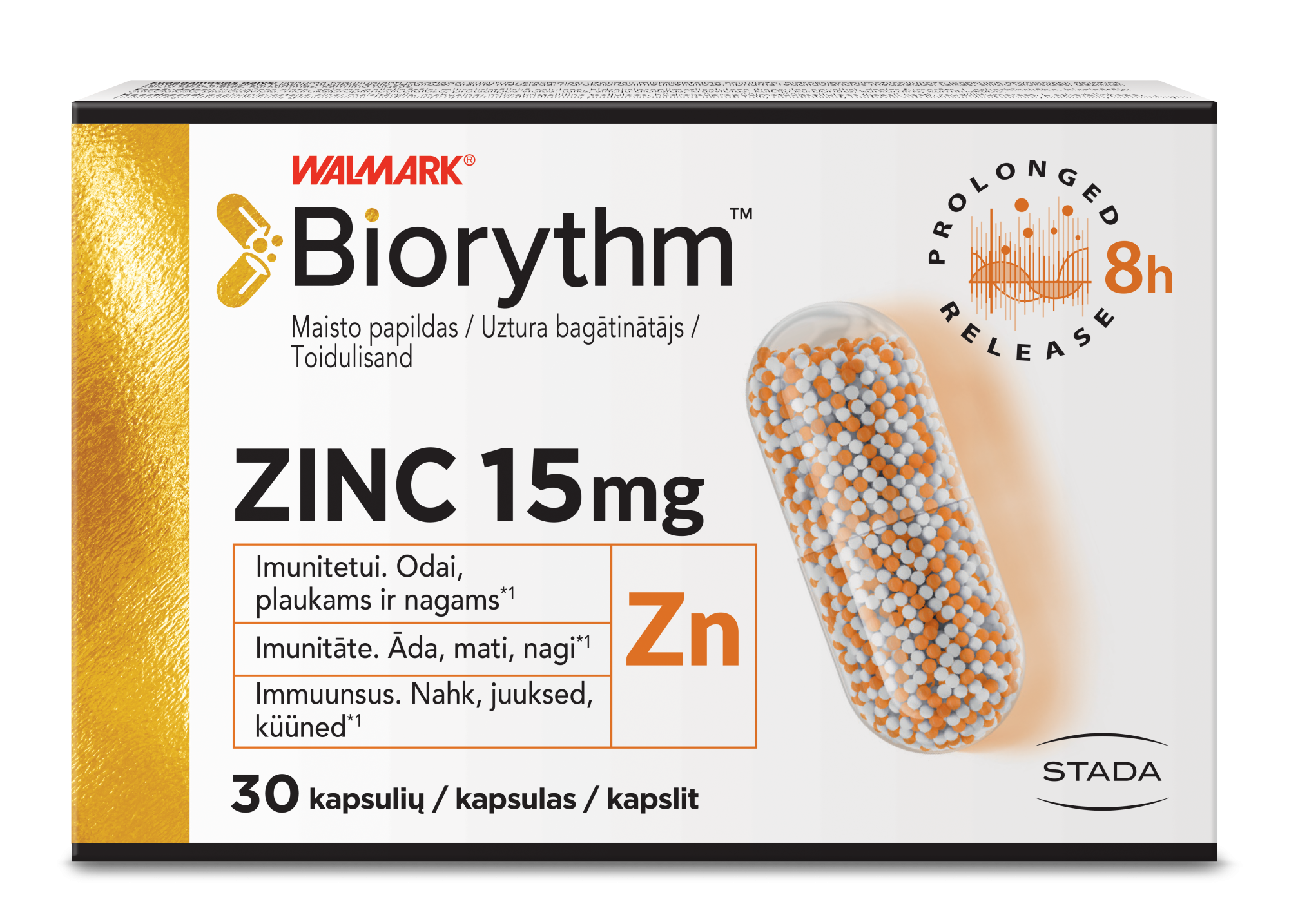 BIORYTHM cinkas kapsulės N30