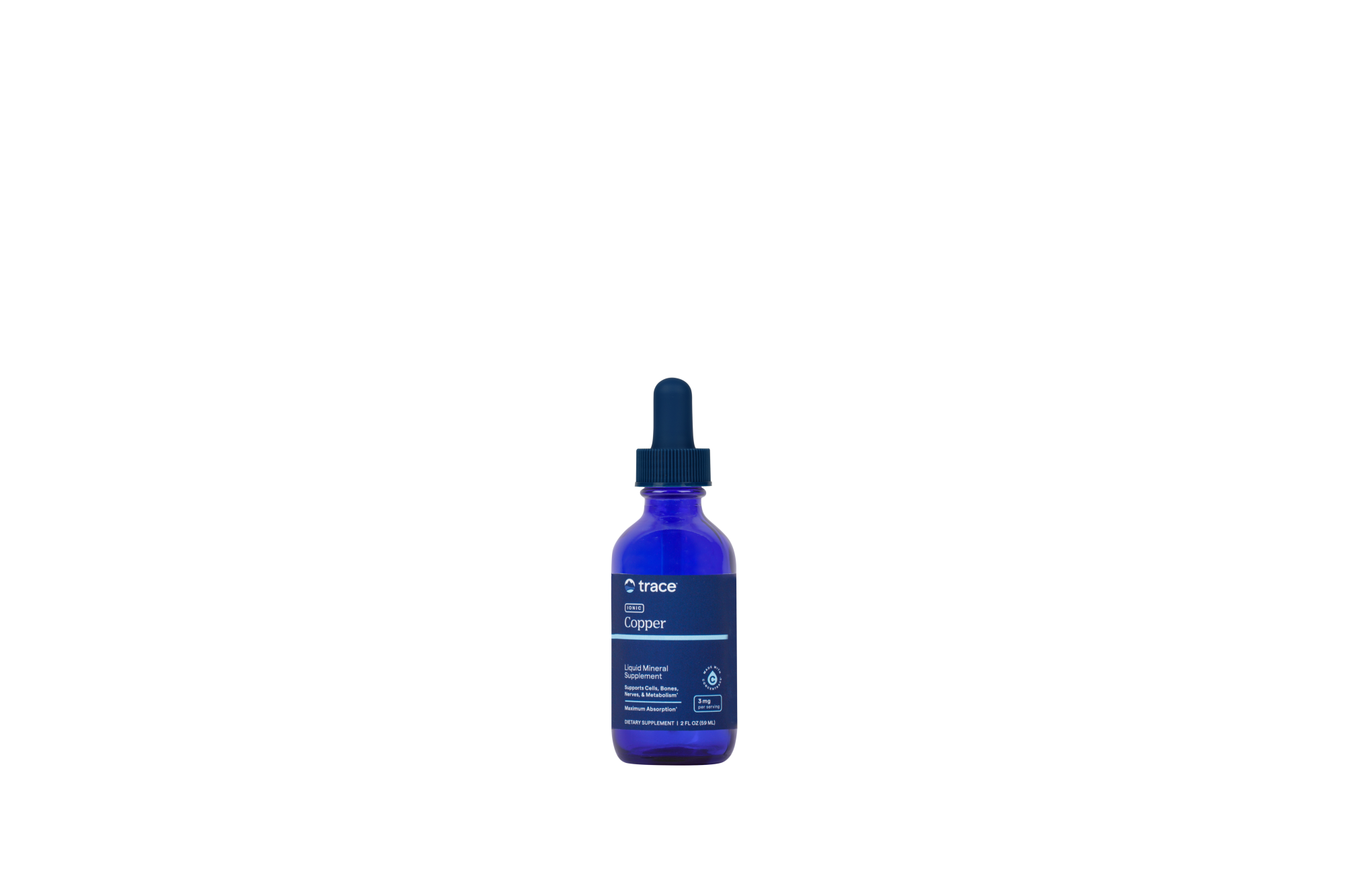 Trace Minerals, Joninis Varis - 1mg, 59 ml