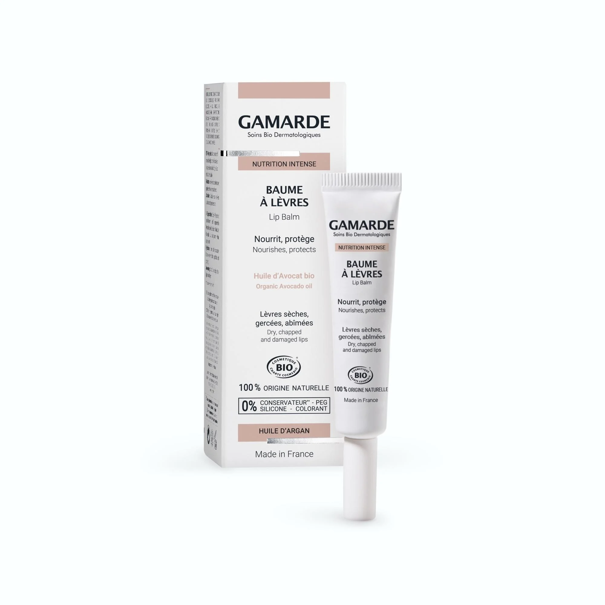 GAMARDE NUTRITION INTENSE balzamas sausoms ir suskilinėjusioms lūpoms, 10 ml