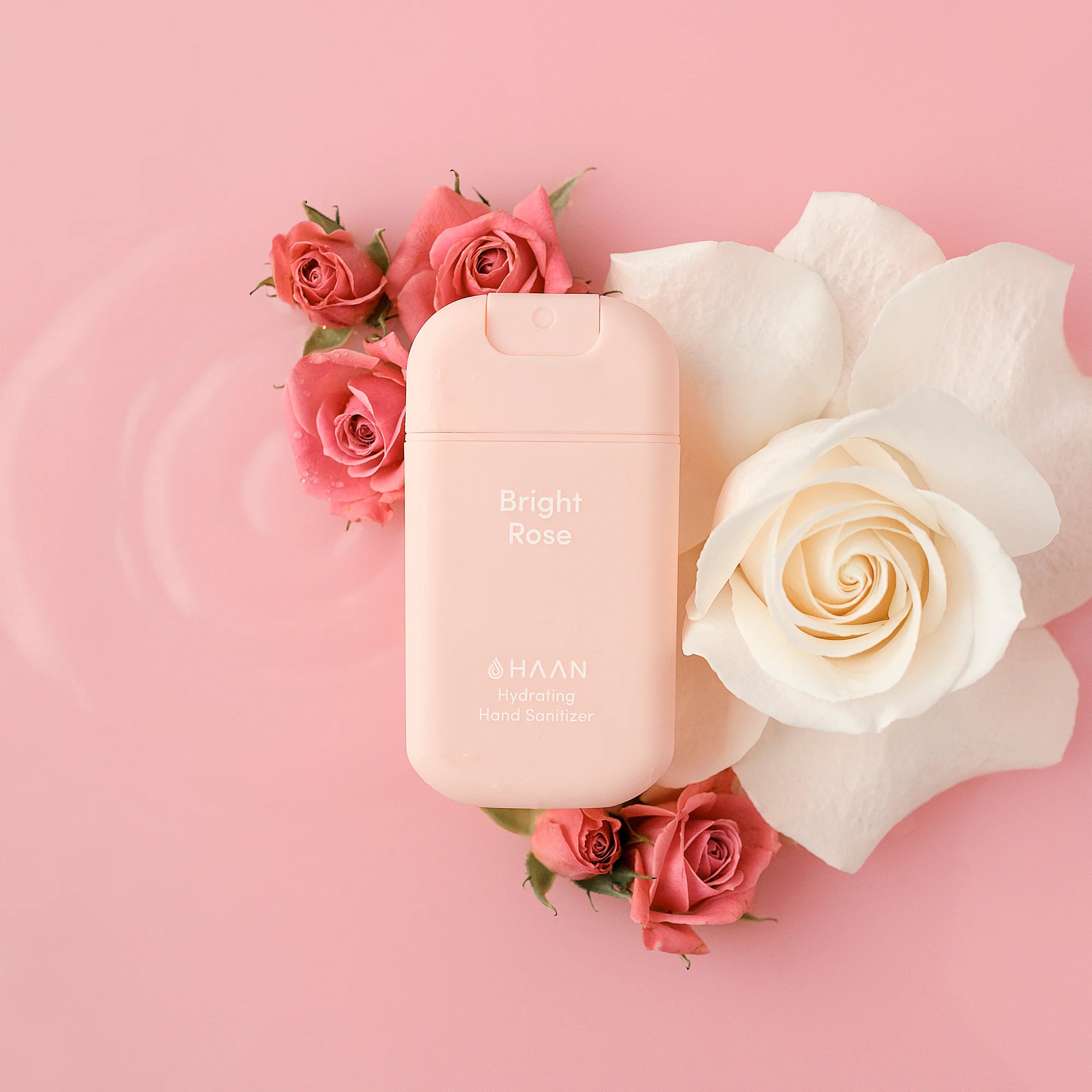 HAAN Rankų dezinfekantas Bright Rose 30 ml