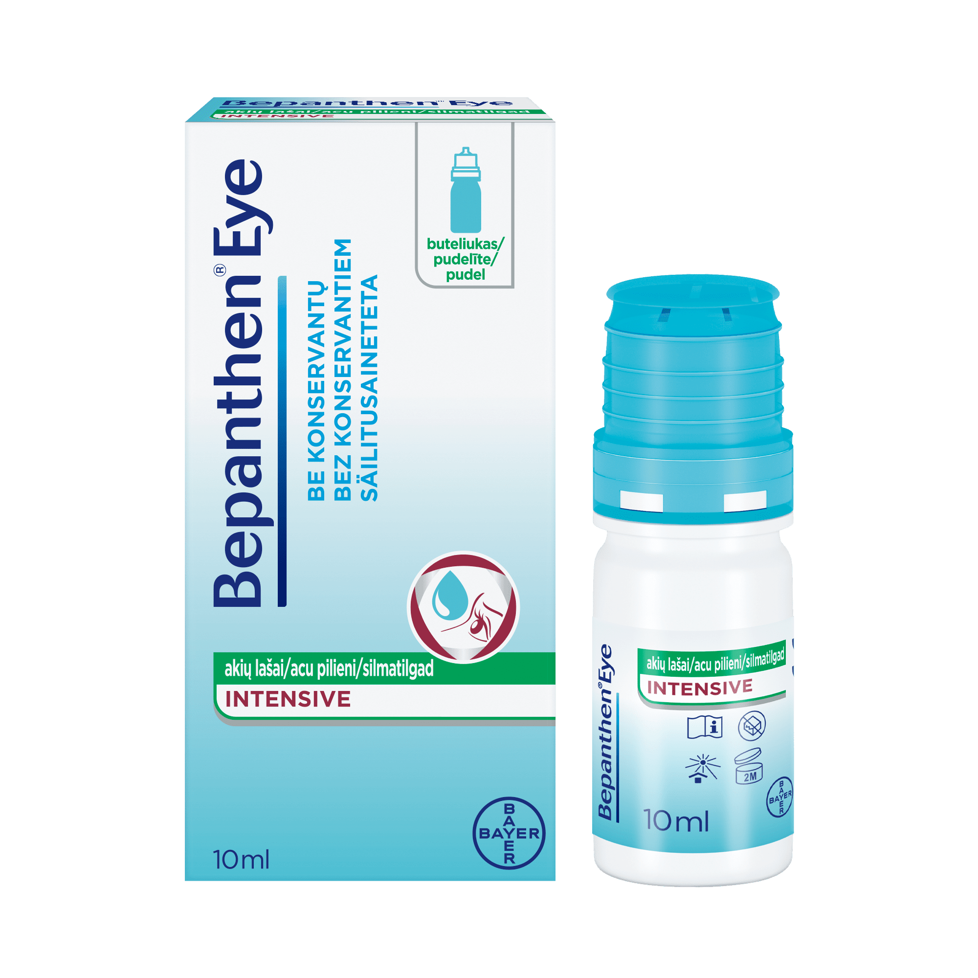 BEPANTHEN Eye Intensive akių lašai 10 ml