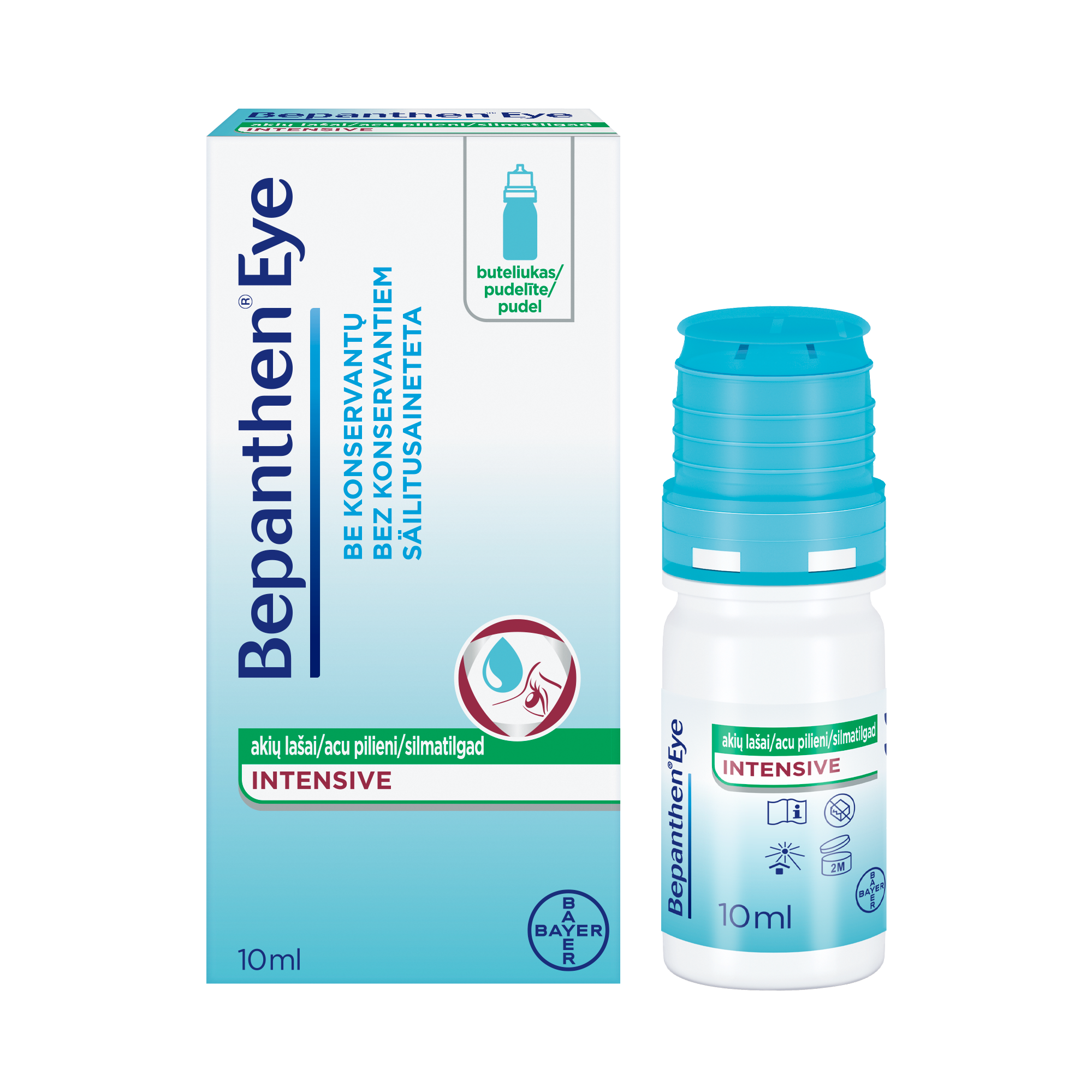 BEPANTHEN Eye Intensive akių lašai 10 ml