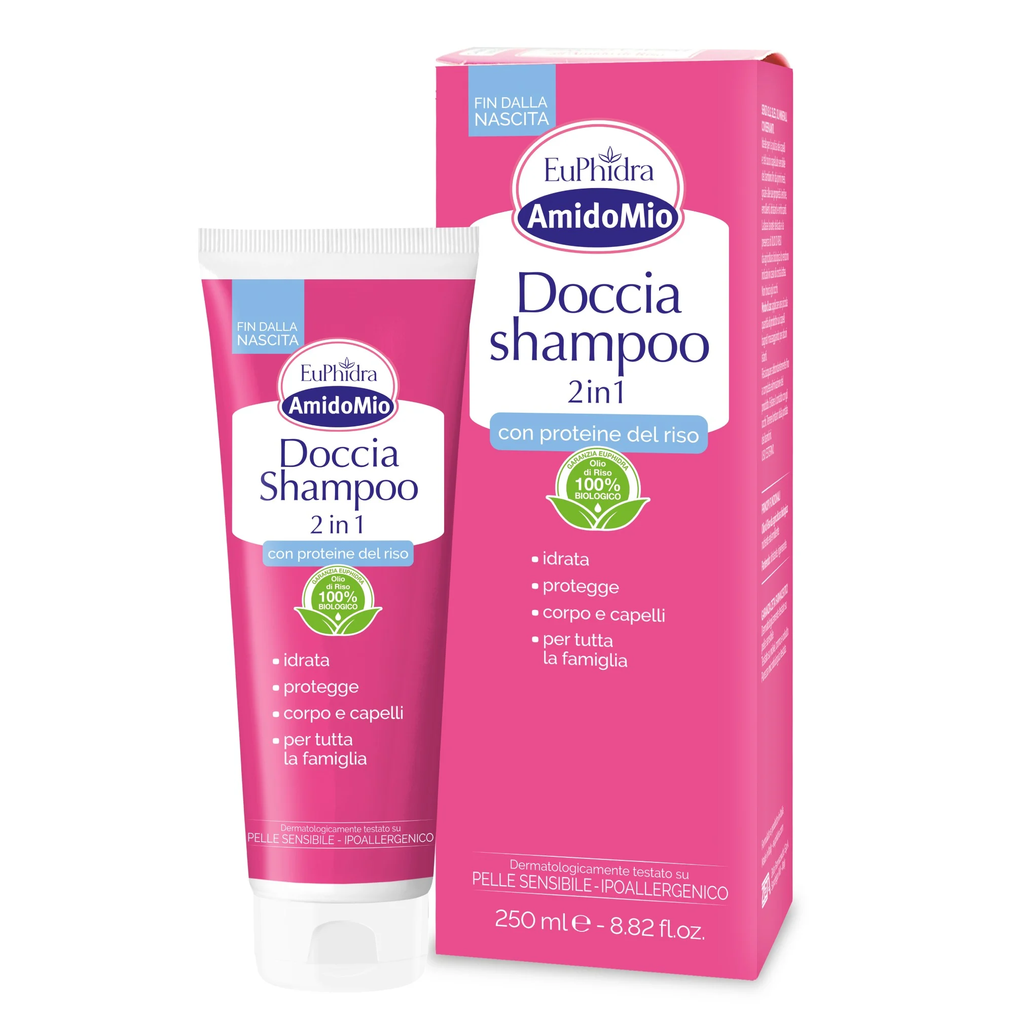 AMIDOMIO dušo želė-šampūnas 2in1, 250 ml
