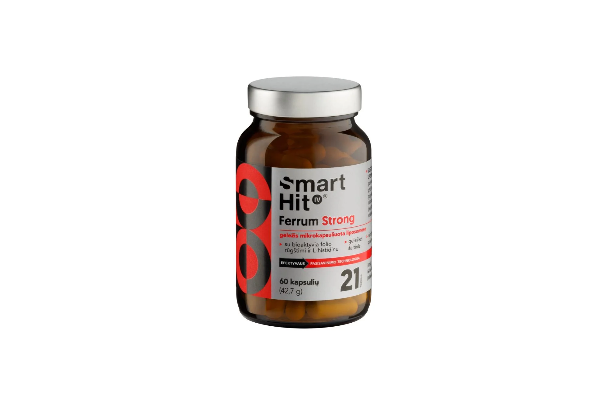 SMARTHIT IV Ferrum Strong kapsulės, N60