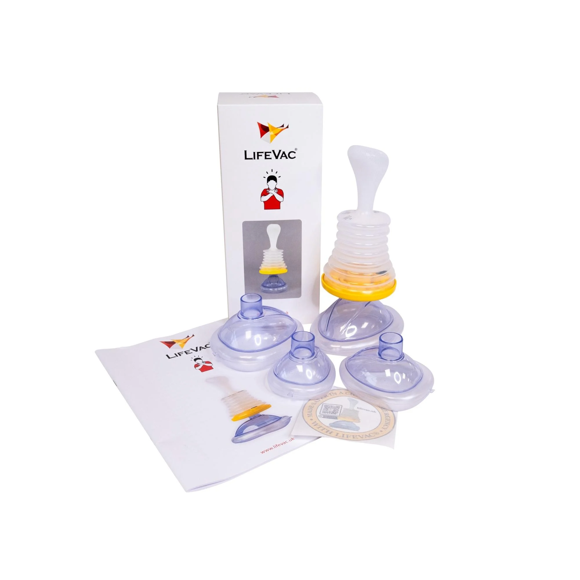 LIFEVAC + rankinis oro takų atlaisvinimo įrenginys + namų rinkinys + tinka suaugusiam ir vaikui + 1vnt