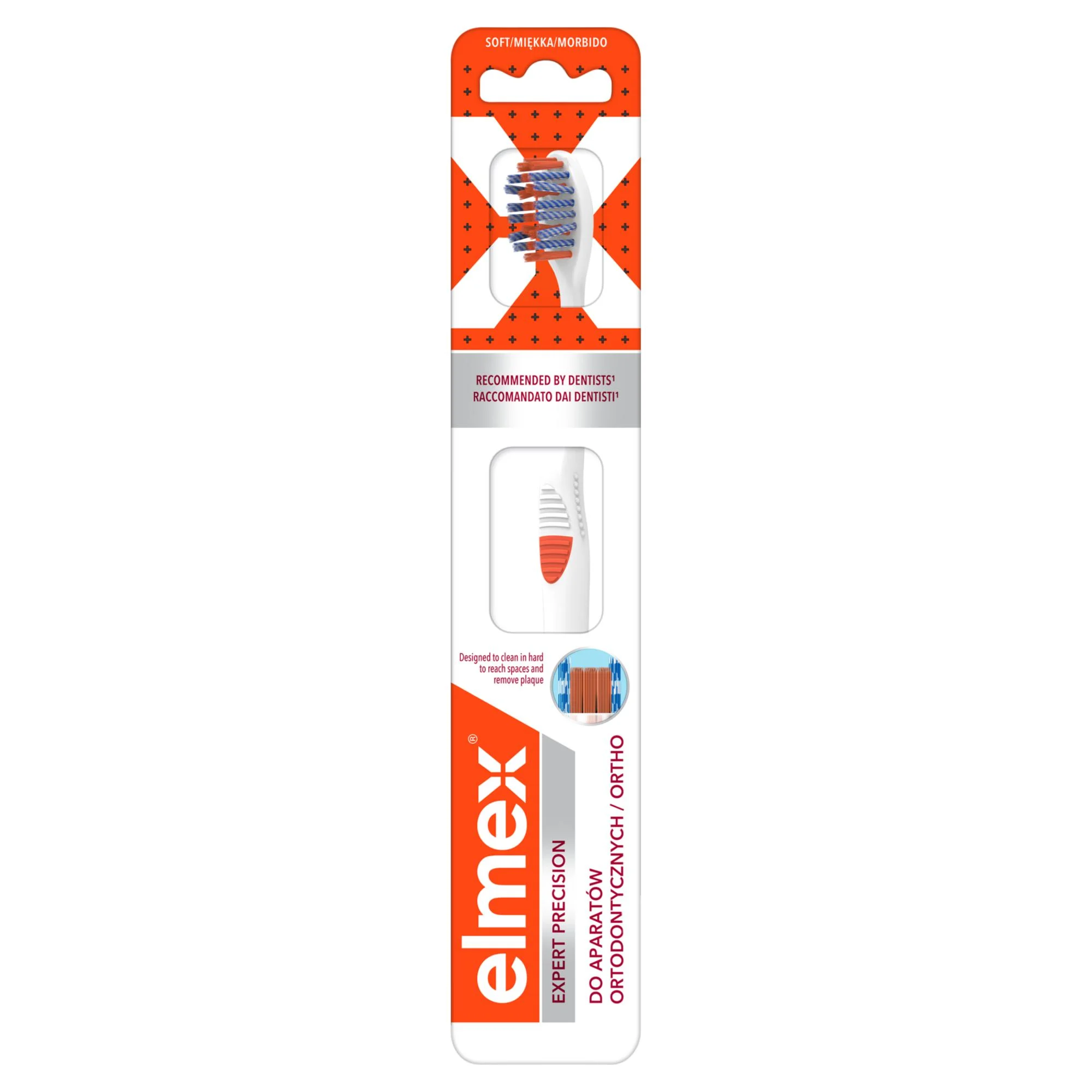 ELMEX dantų šepetėlis breketams Expert Precision Ortho