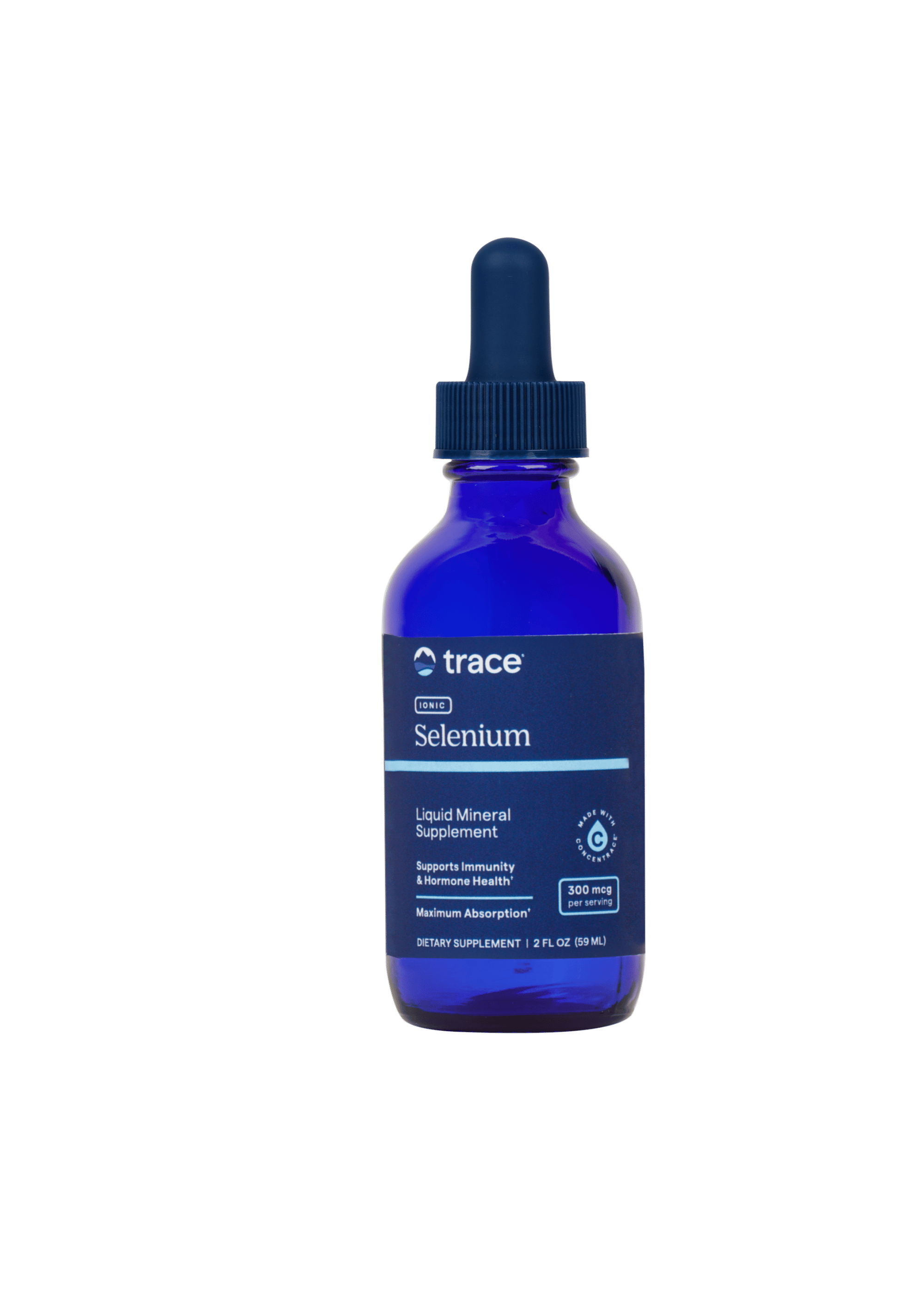 TRACE MINERALS skystas Joninis selenas su mineralais skydliaukei 59ML N1