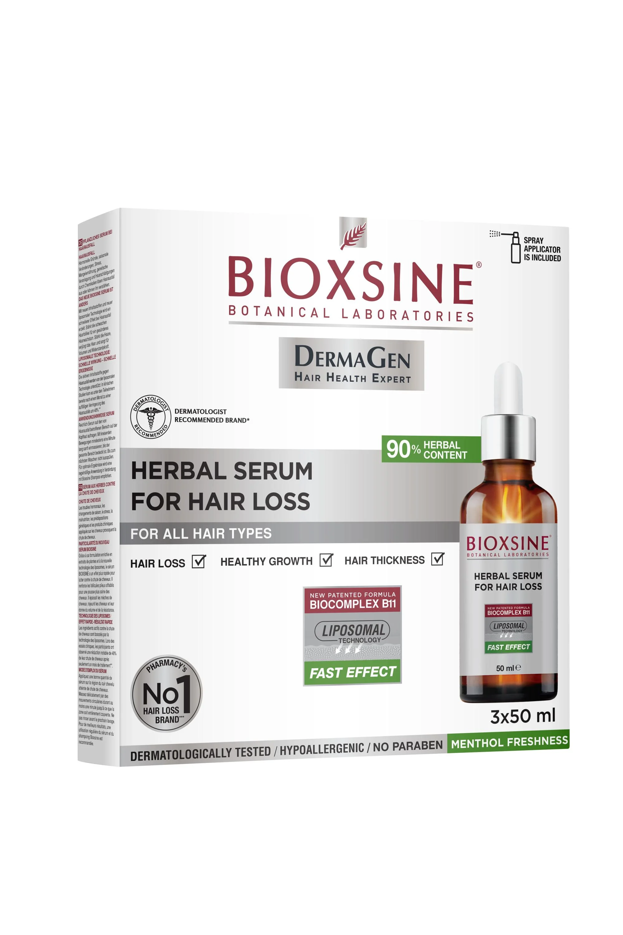 BIOXCIN serumas nuo plaukų slinkimo, 50 ml, N3