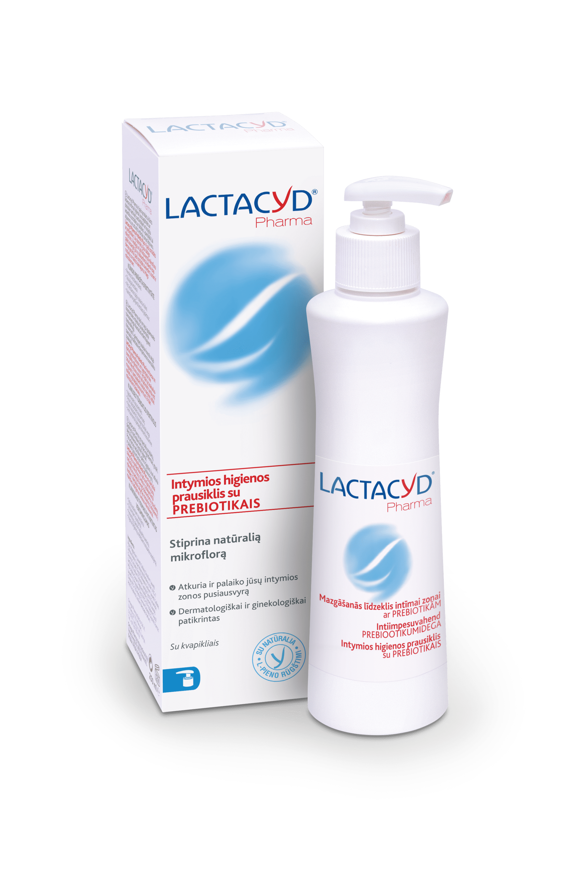 LACTACYD Pharma intymios higienos prausiklis su probiotikais 250 ml
