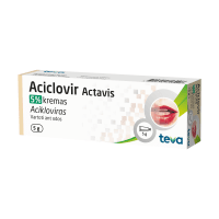 Aciclovir Actavis 50 mg/g kremas 5 g