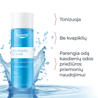 EUCERIN Dermatoclean valomasis veido tonikas, 200 ml